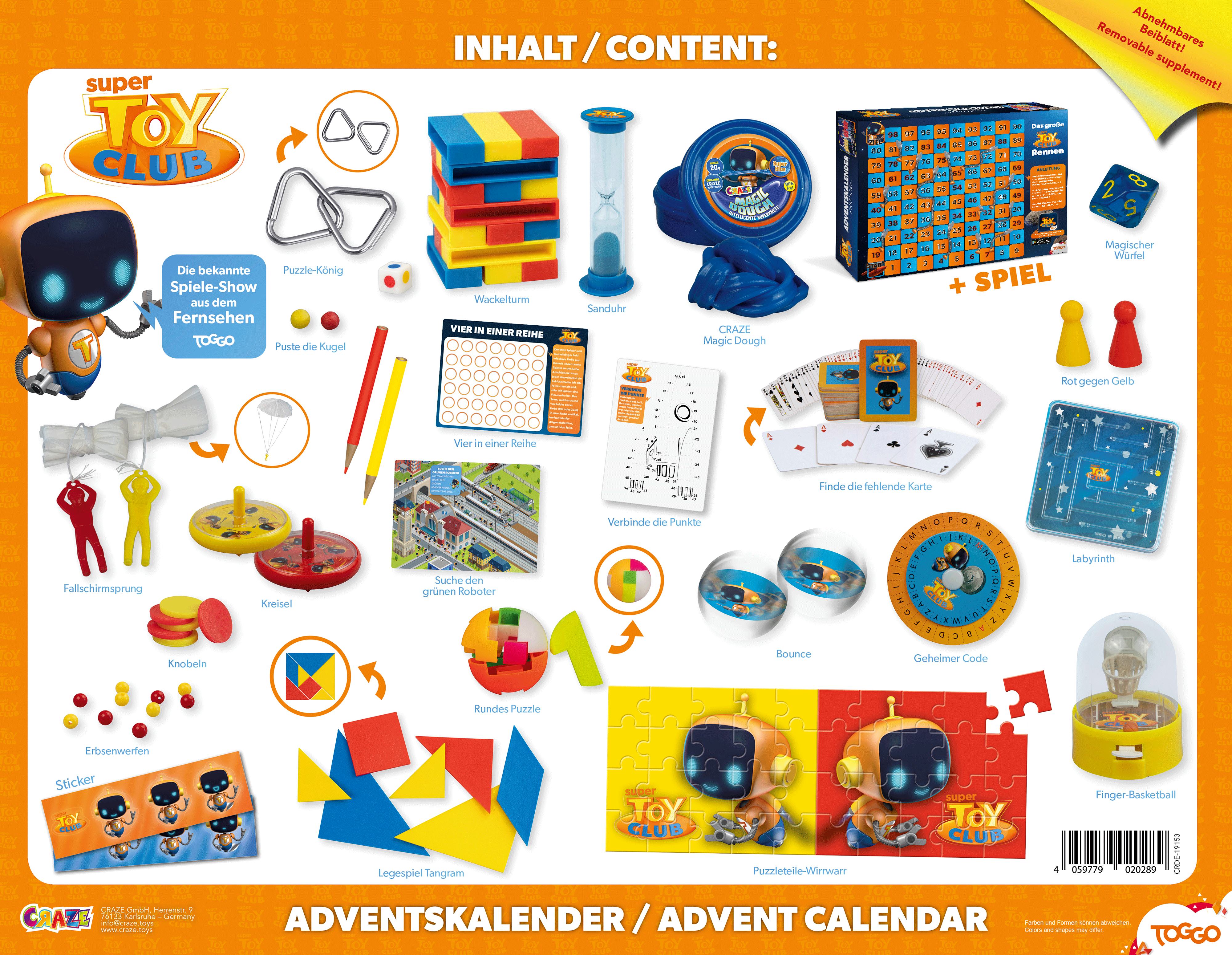 ADVENT CALENDAR - Toy Club