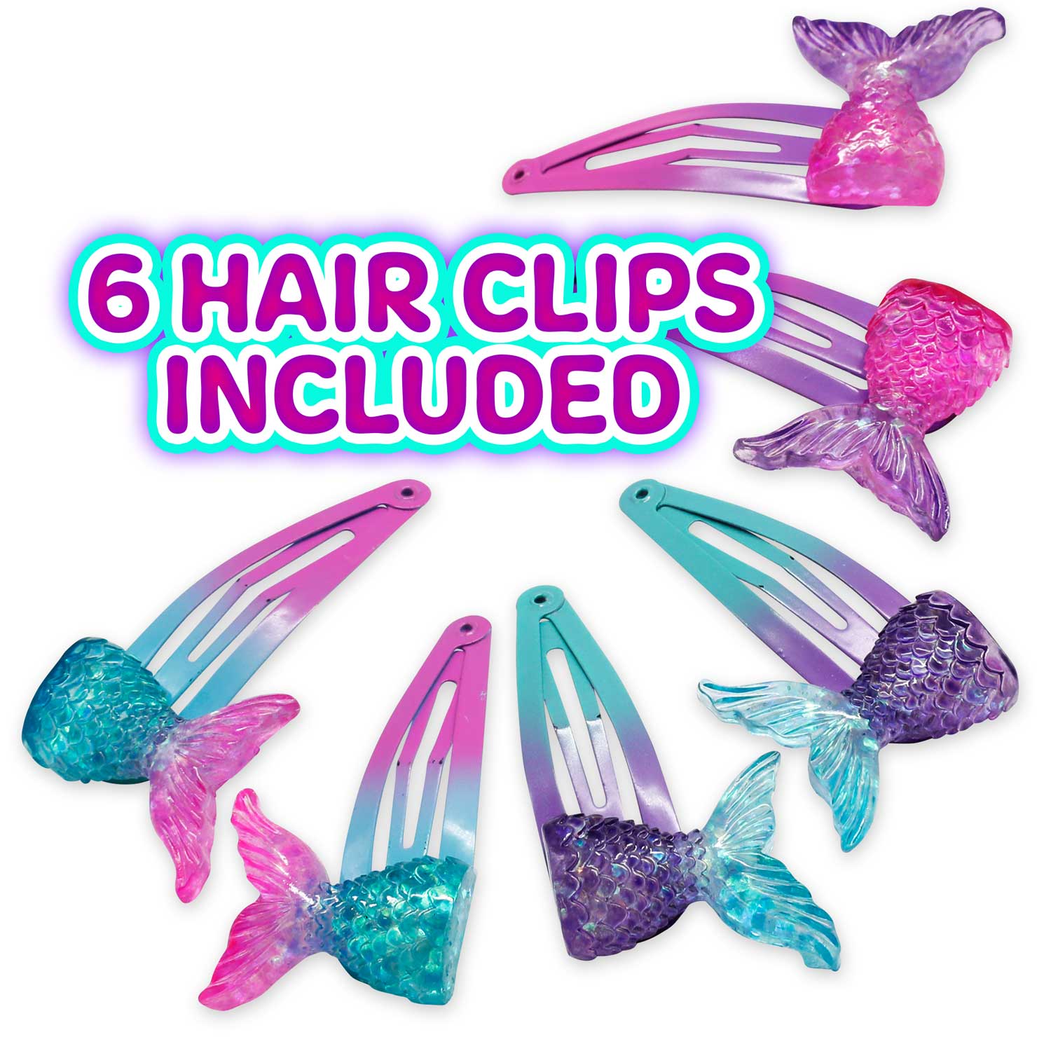 HAIR - Clips Mermaid (hair clips)