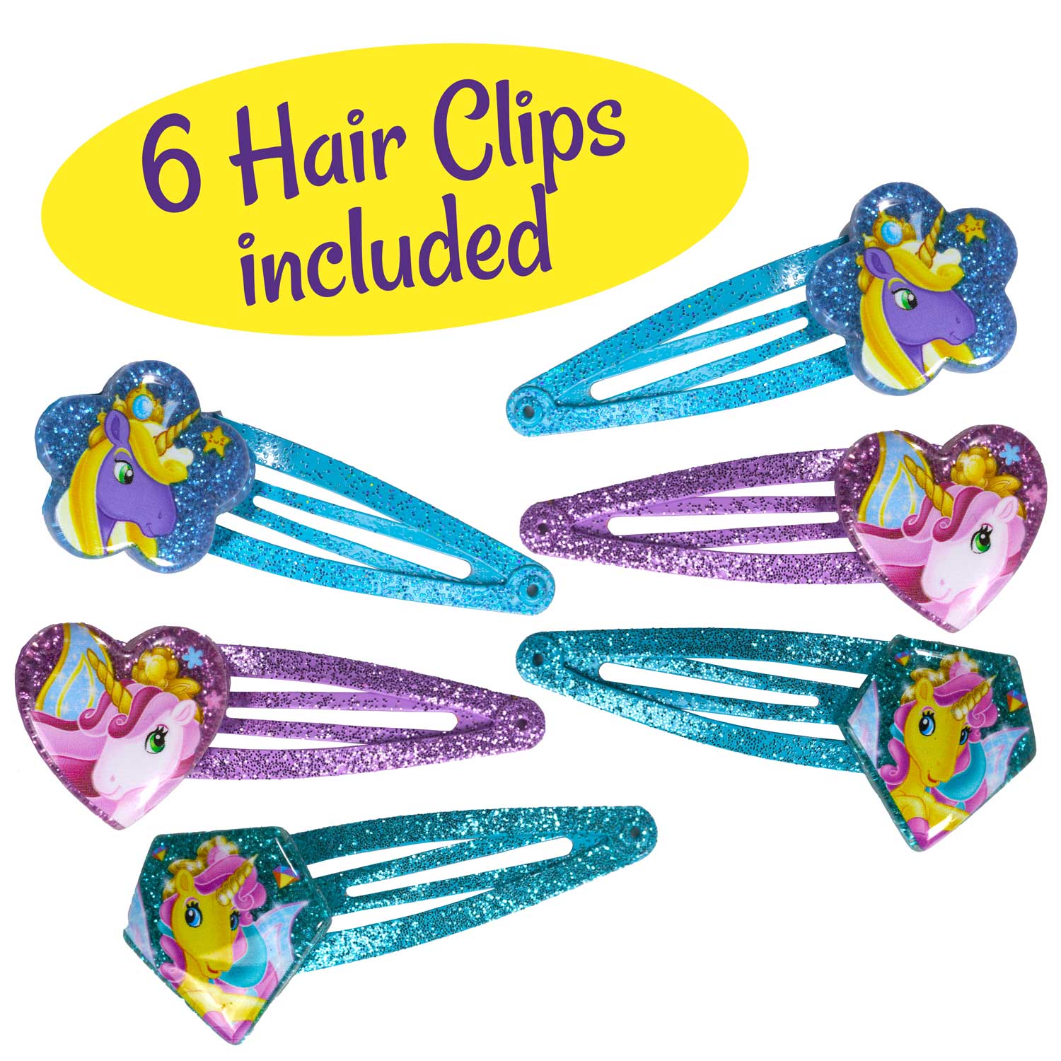 HAIR - Clips Galupy Unicorn