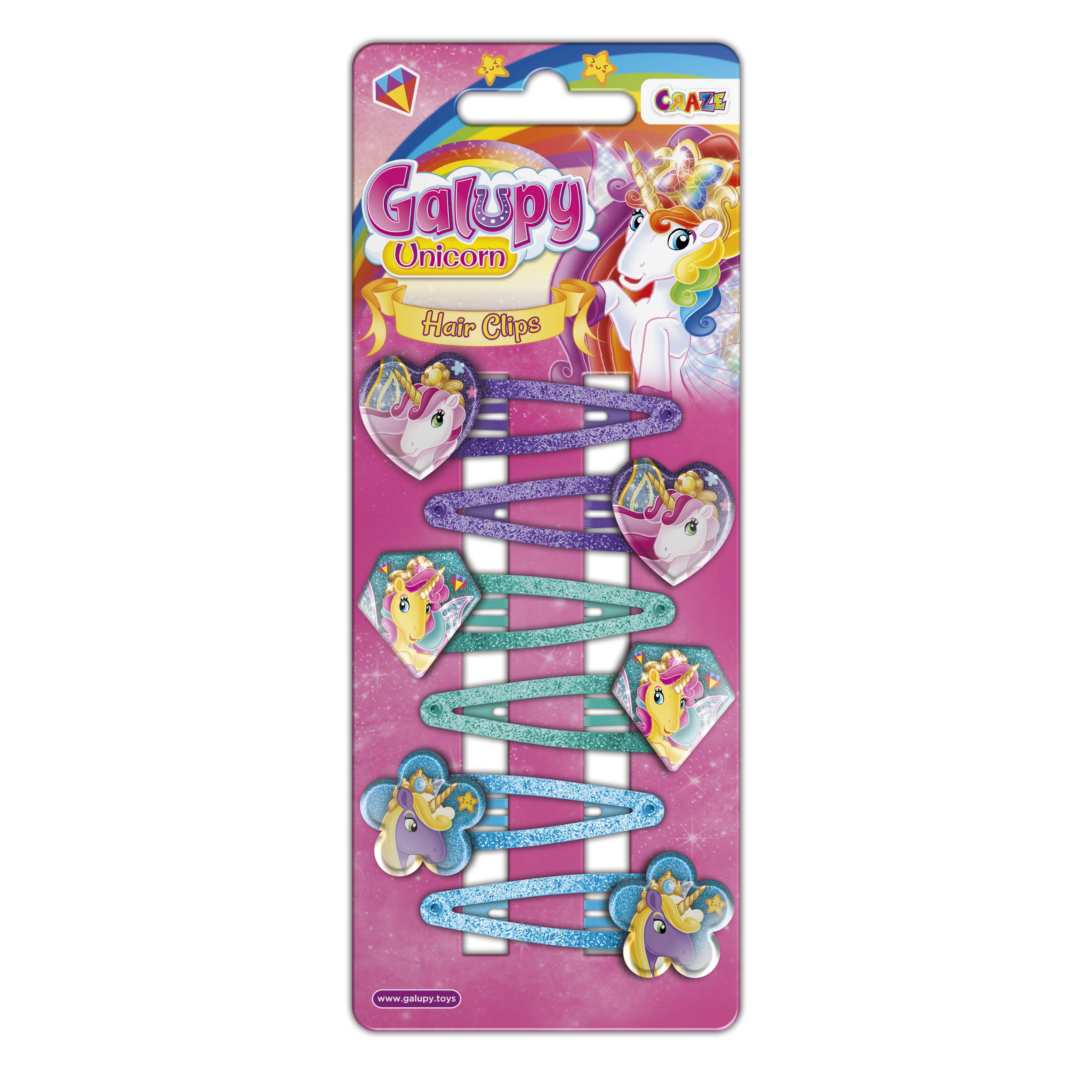 HAIR - Clips Galupy Unicorn