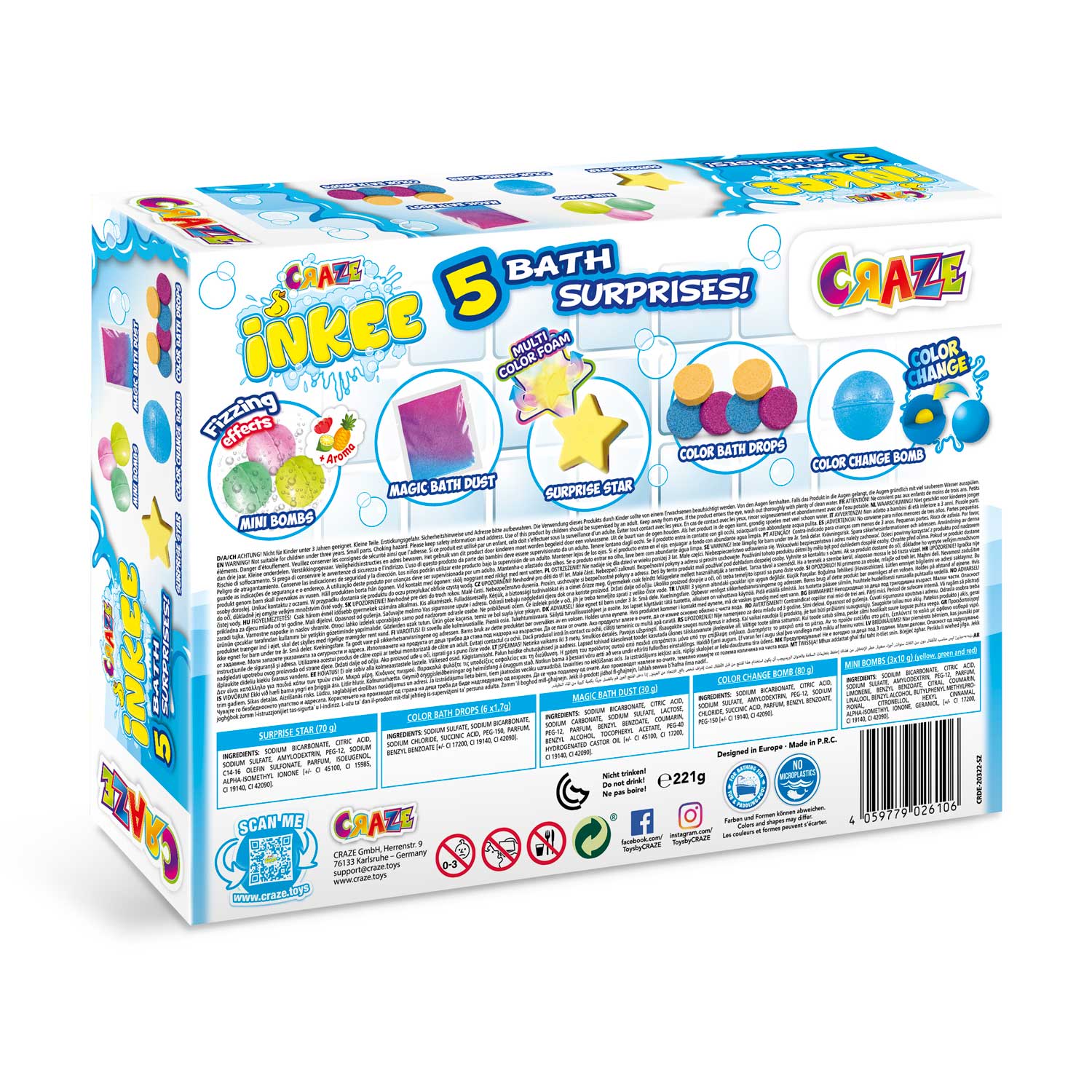 INKEE - 5 Bath Surprises