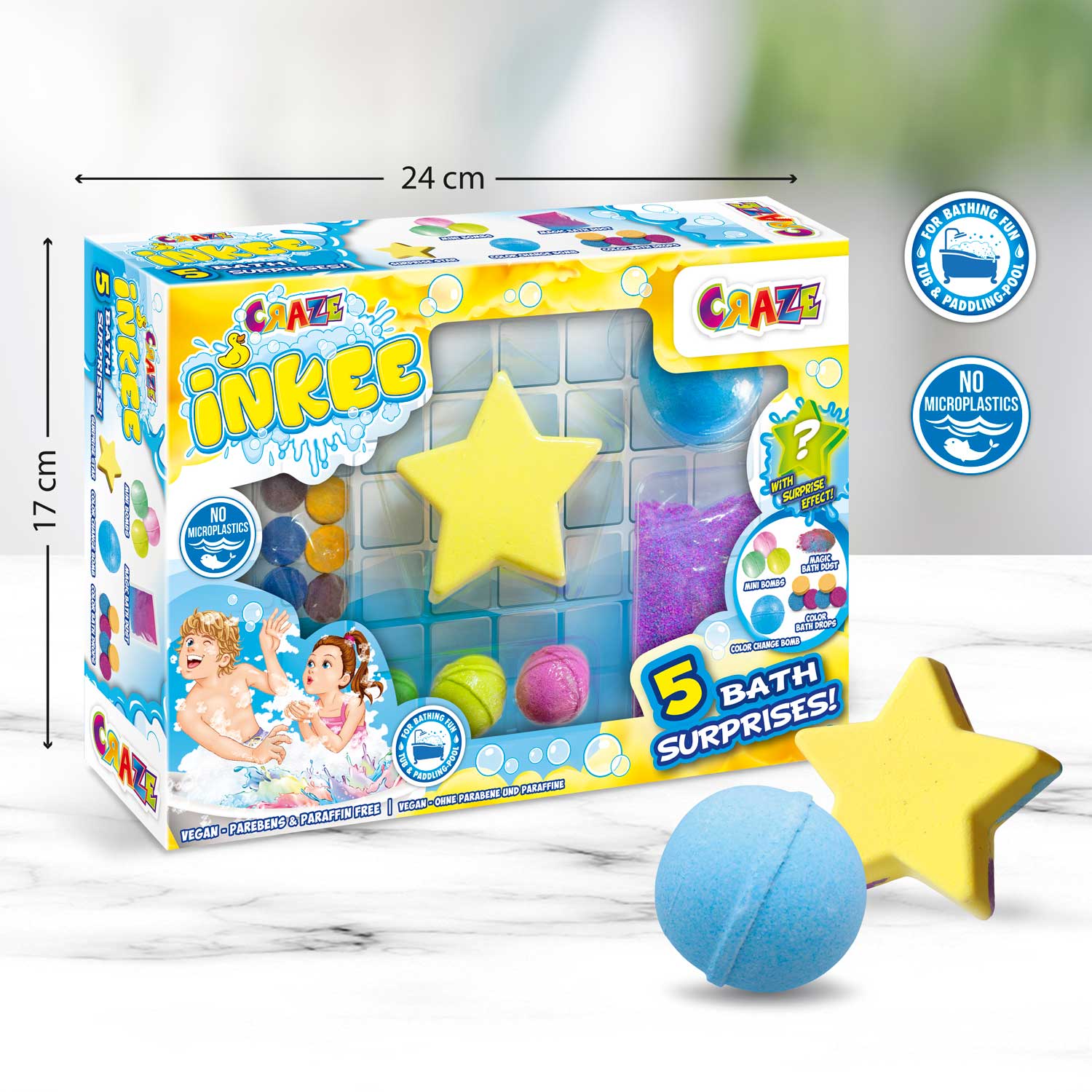 INKEE - 5 Bath Surprises