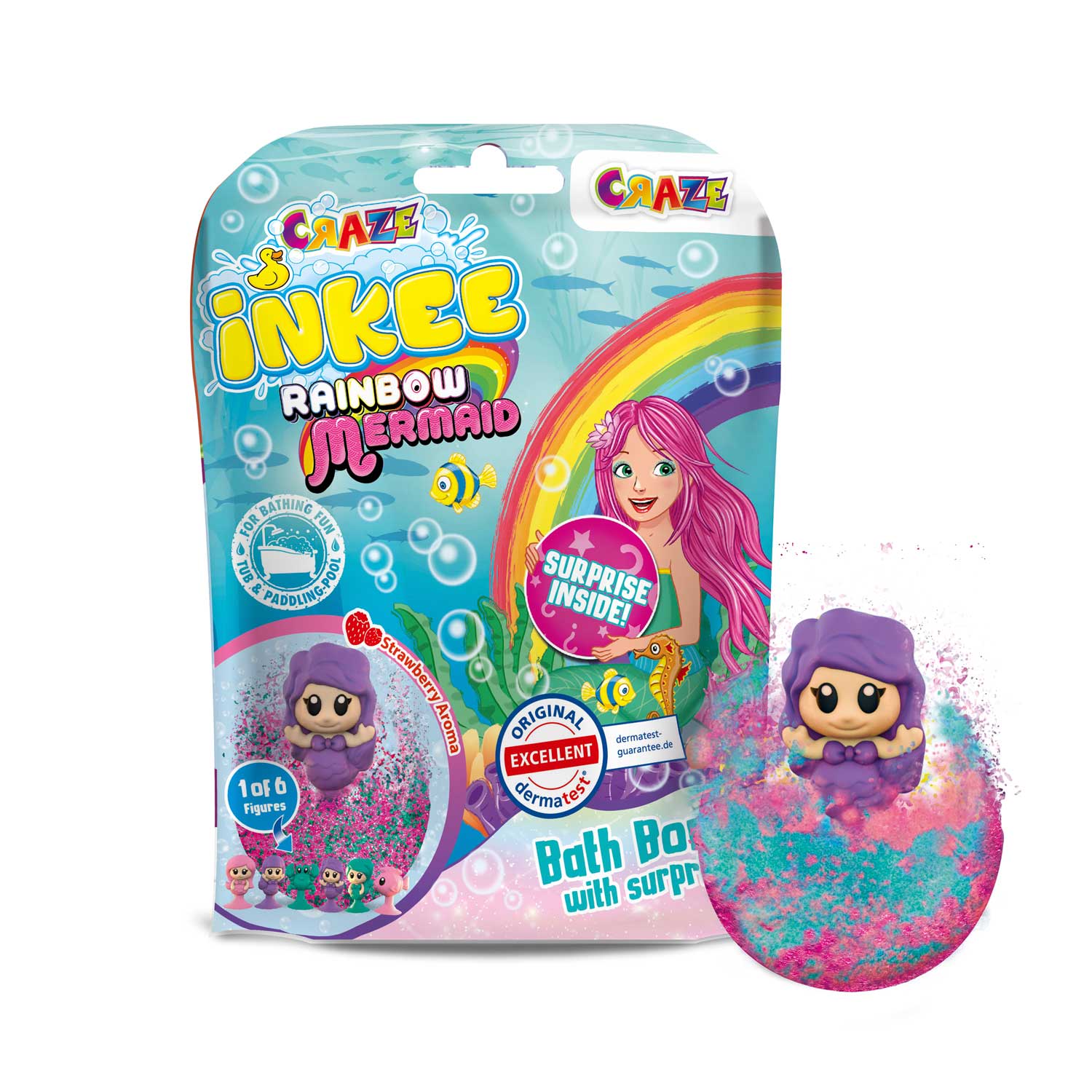 INKEE - Mermaid Surprise Bath Bomb
