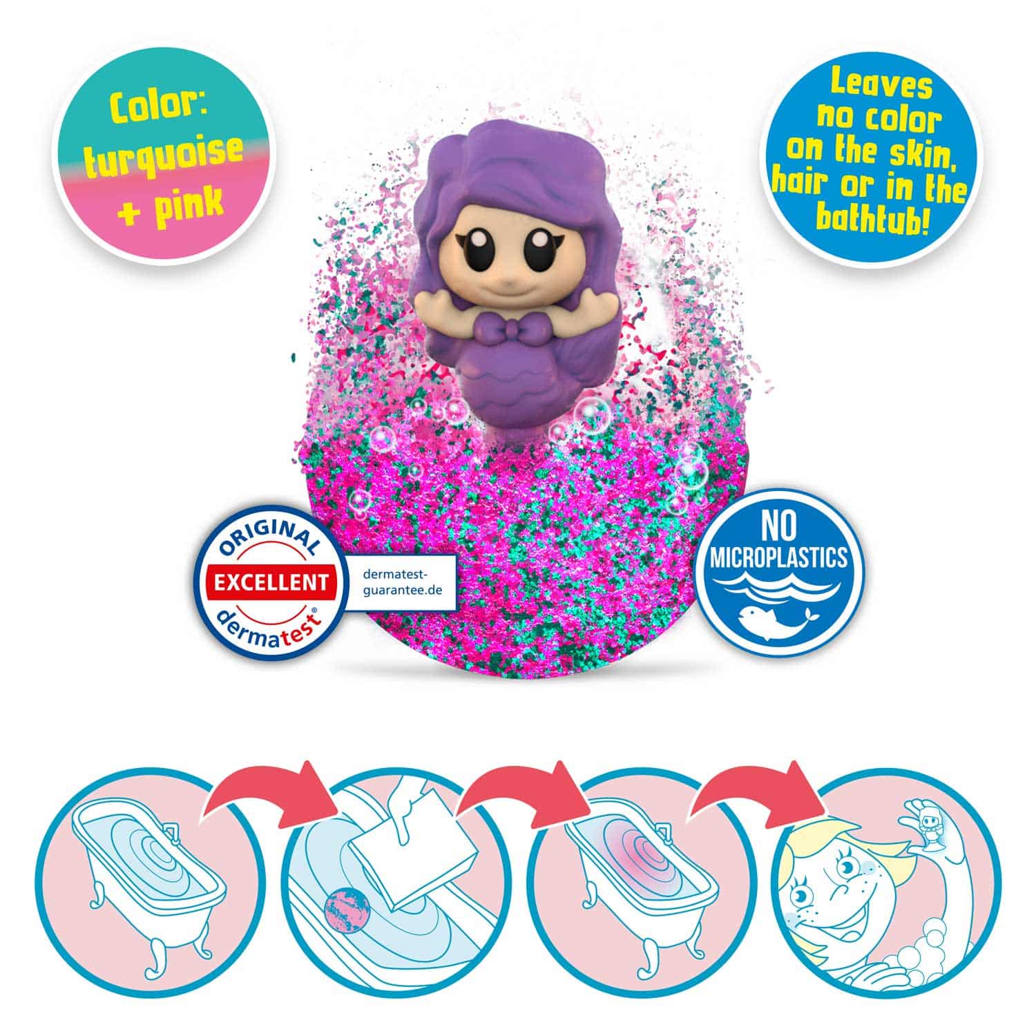 INKEE - Mermaid Surprise Bath Bomb