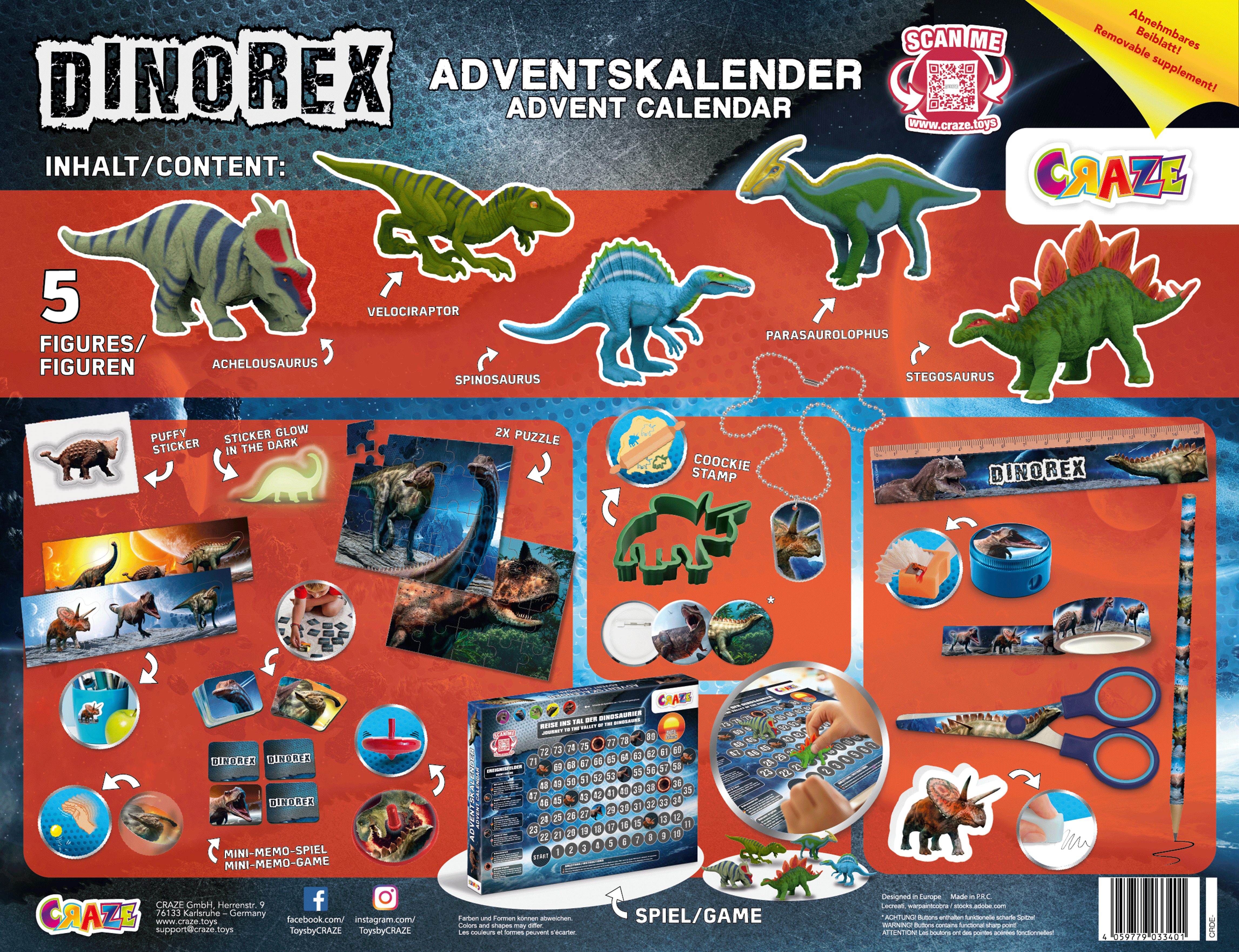 ADVENT CALENDAR - Dinorex