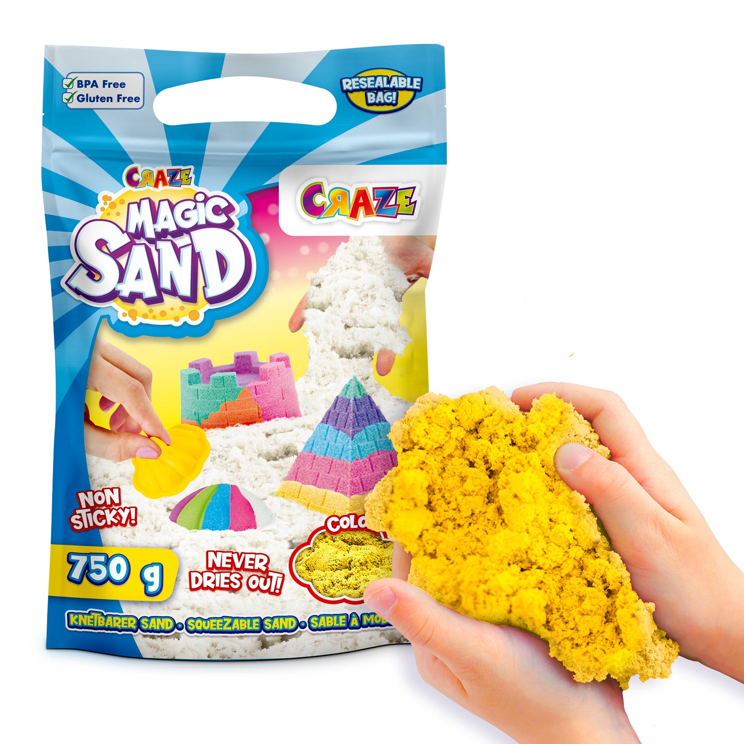 MAGIC SAND - Nachfüllpack Gelb