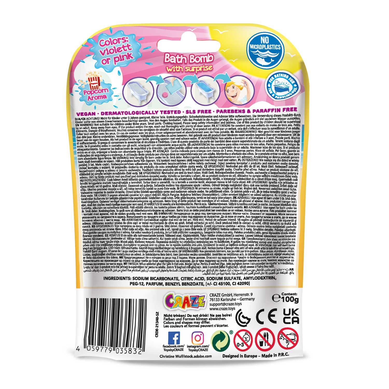 INKEE - Surprise Bath Bomb Unicorn Beach