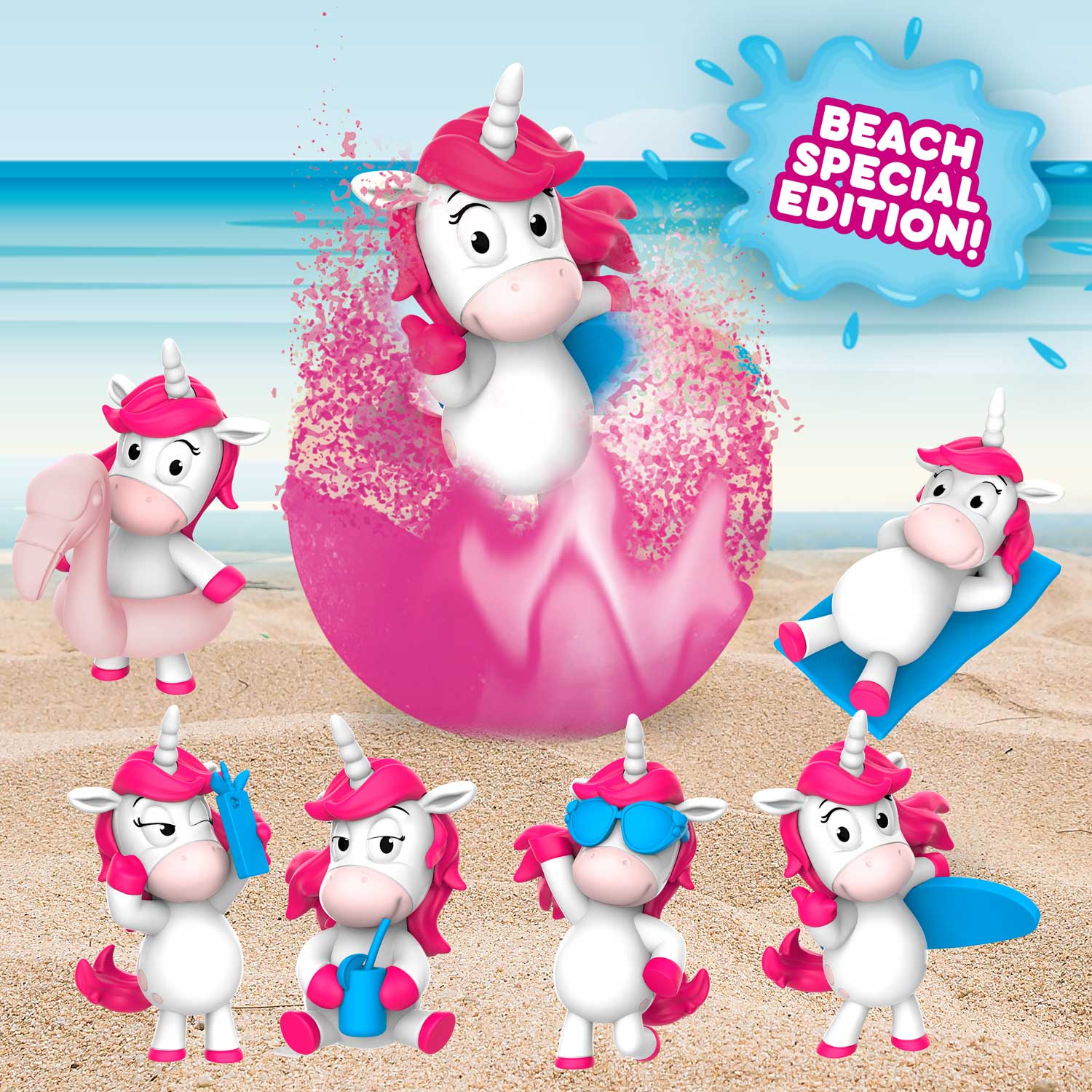 INKEE - Surprise Bath Bomb Unicorn Beach