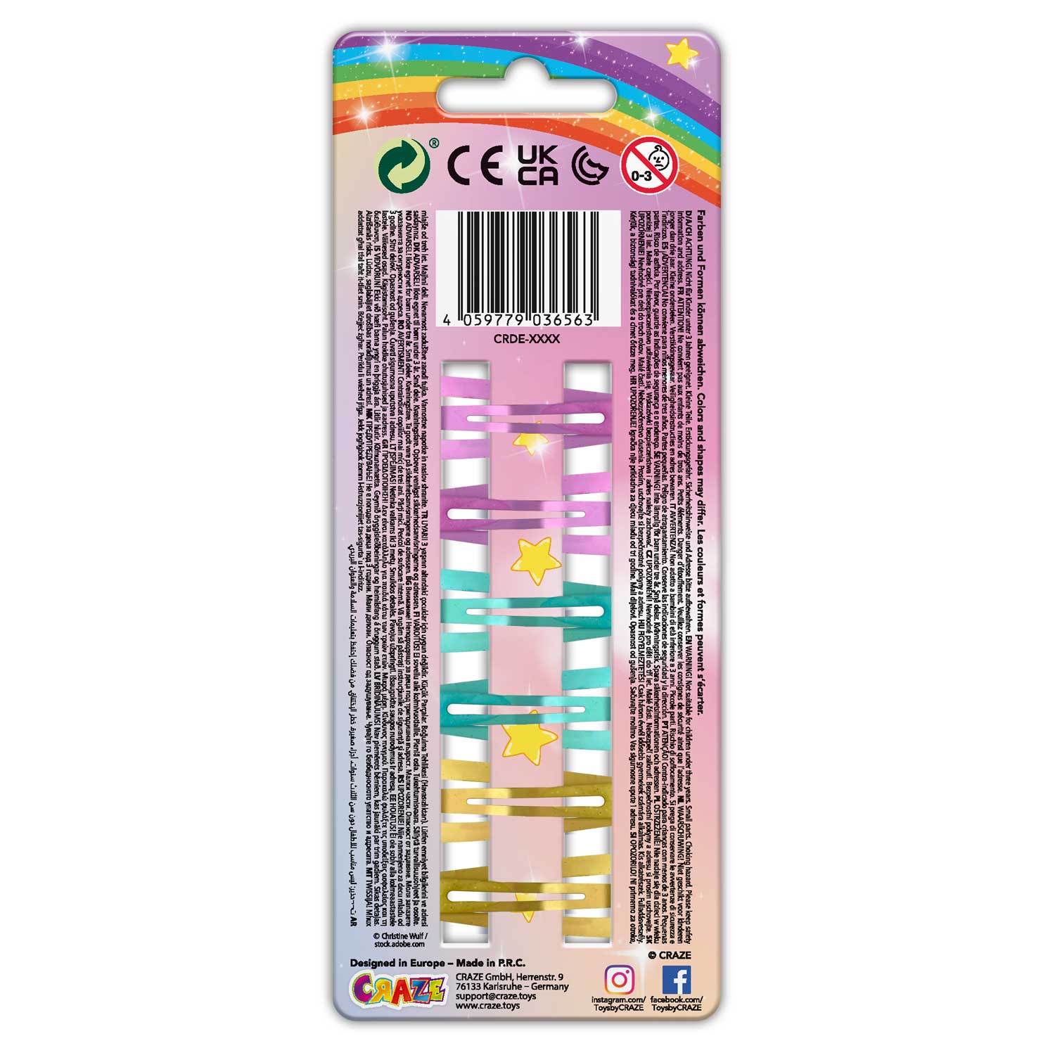 HAIR - Clips Unicorn (hair clips)