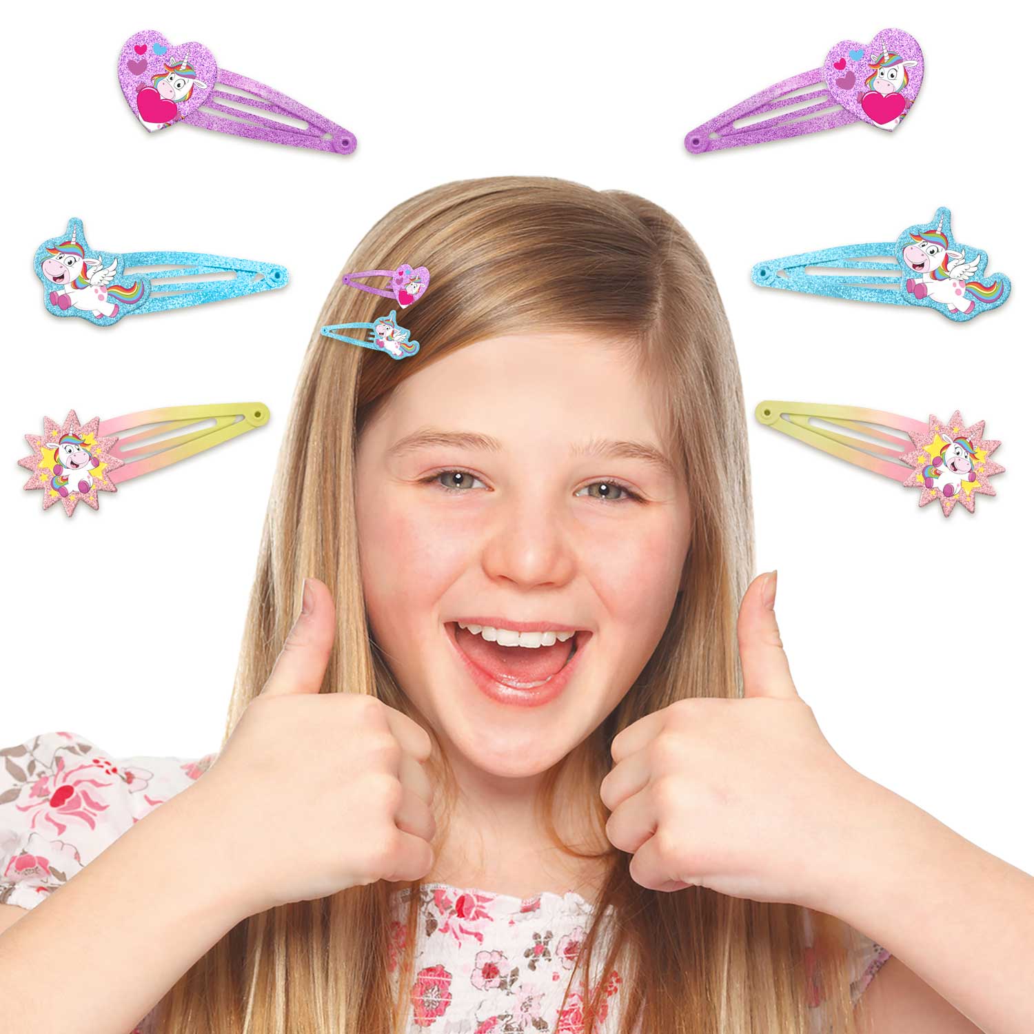 HAIR - Clips Unicorn (hair clips)