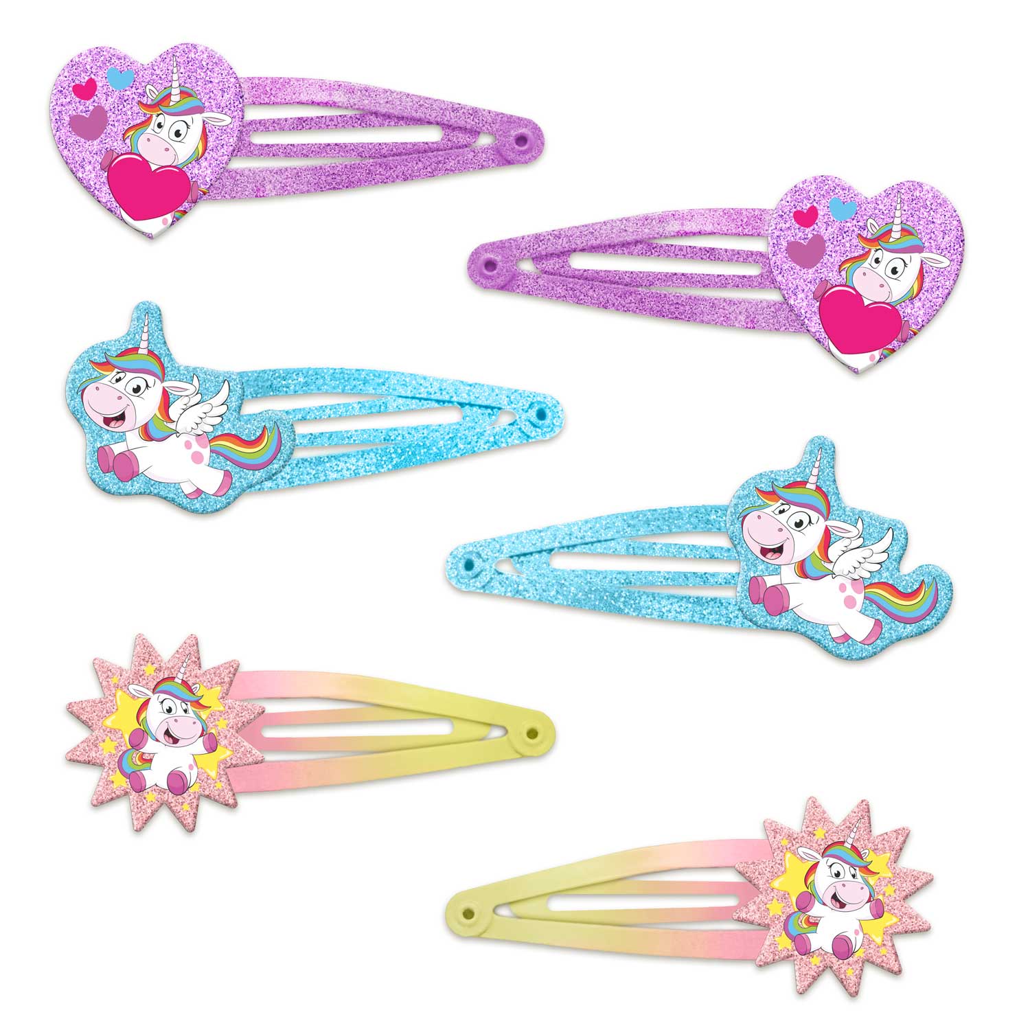 HAIR - Clips Unicorn (hair clips)