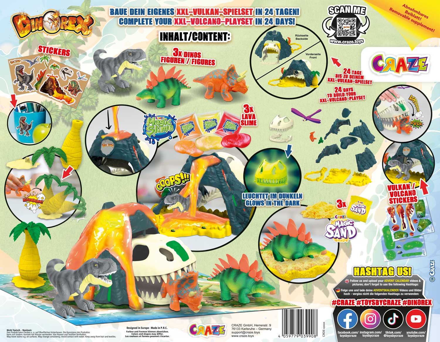 ADVENT CALENDAR - Dino Playset