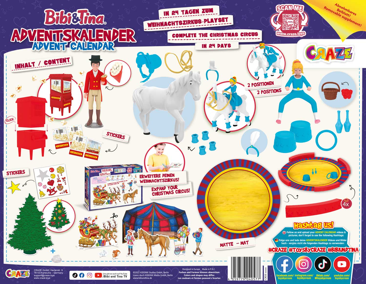 ADVENT CALENDAR - Xmas Circus B&T