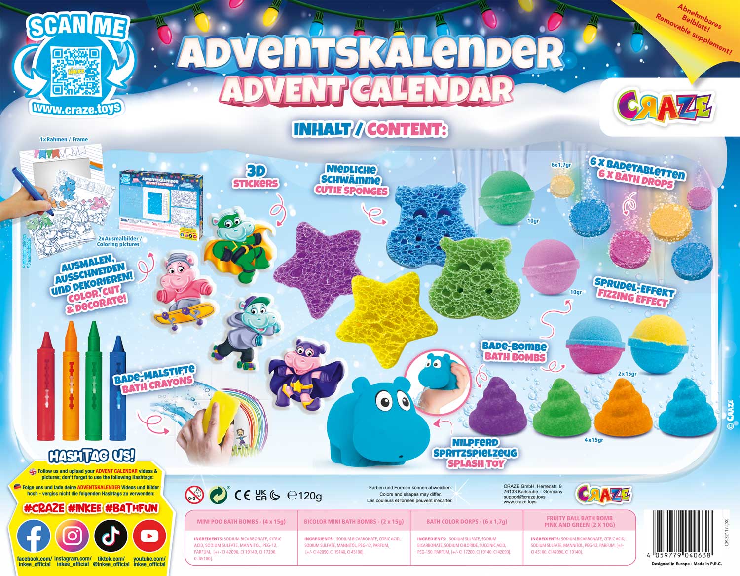 ADVENT CALENDAR - INKEE FUN BOX