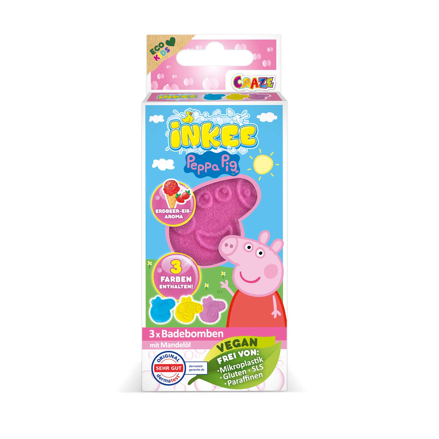 INKEE - 3-Pack Box Peppa Pig