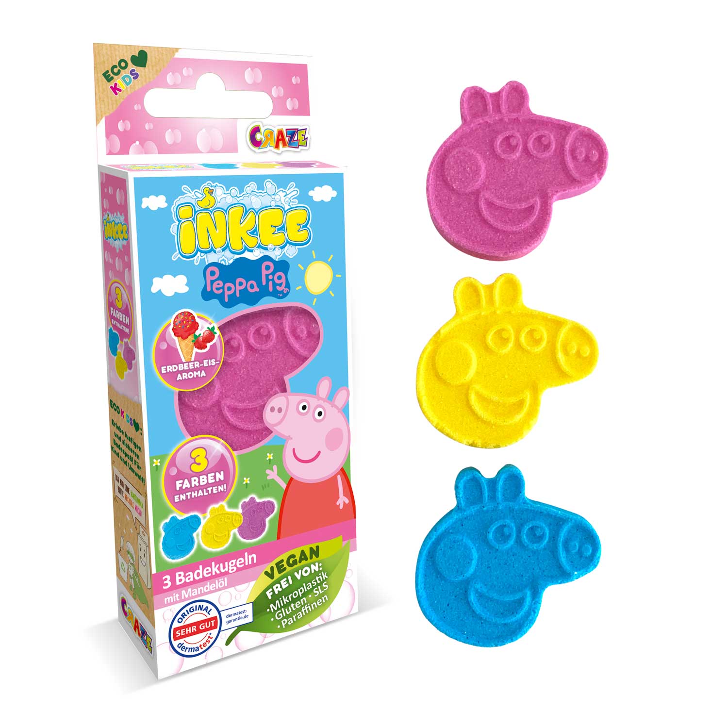 INKEE - 3-Pack Box Peppa Pig