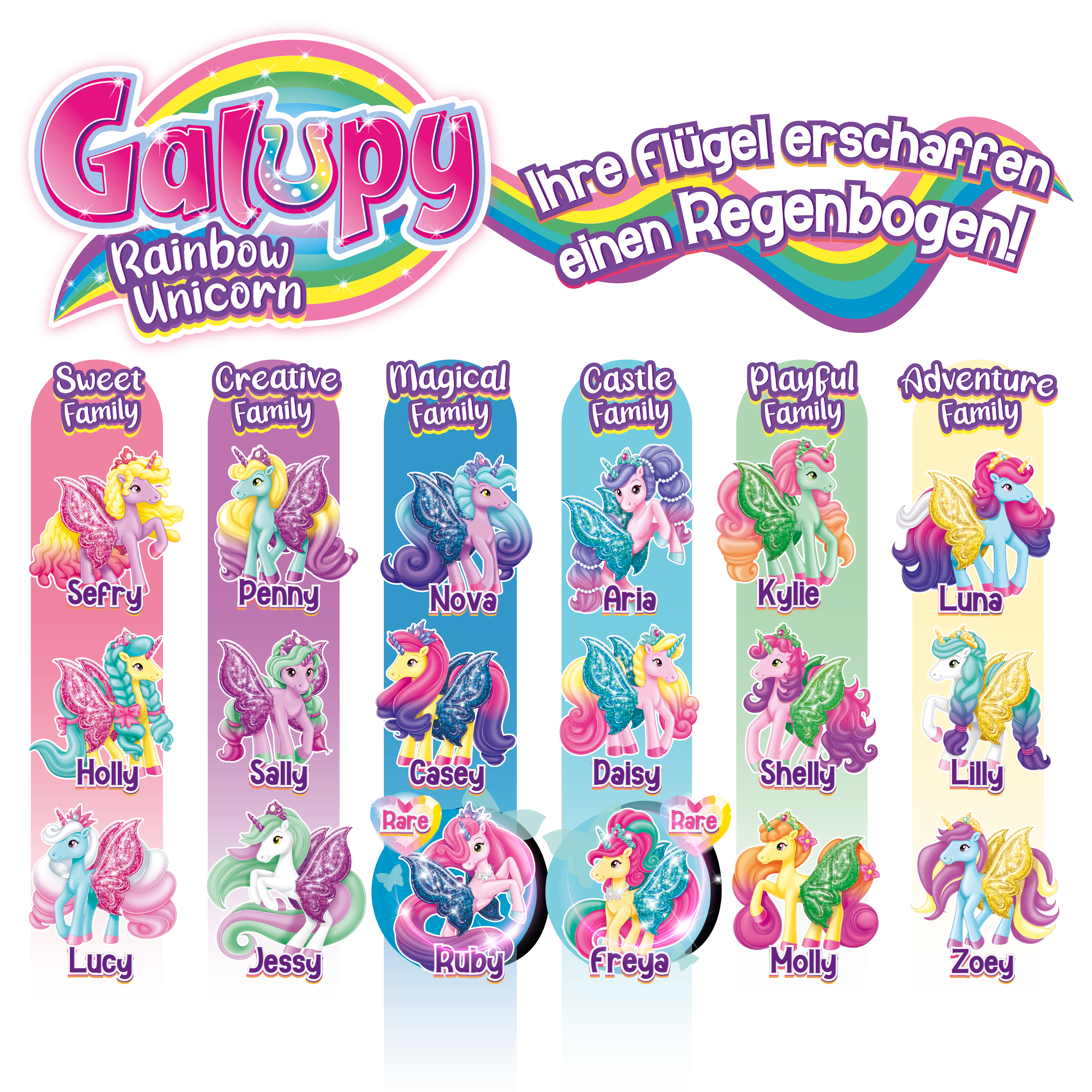 GALUPY RAINBOW UNICORN - Sammelfiguren