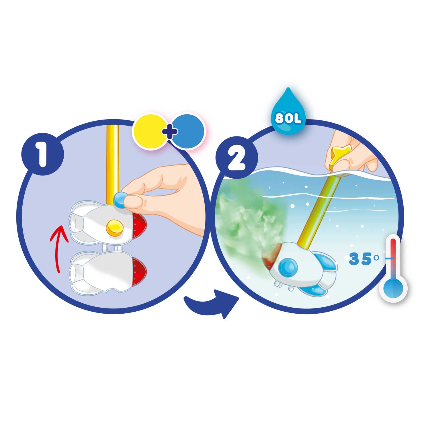 INKEE - Zauberstab Rakete