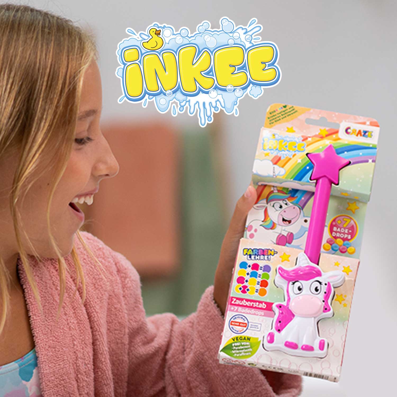 INKEE - Zauberstab Einhorn