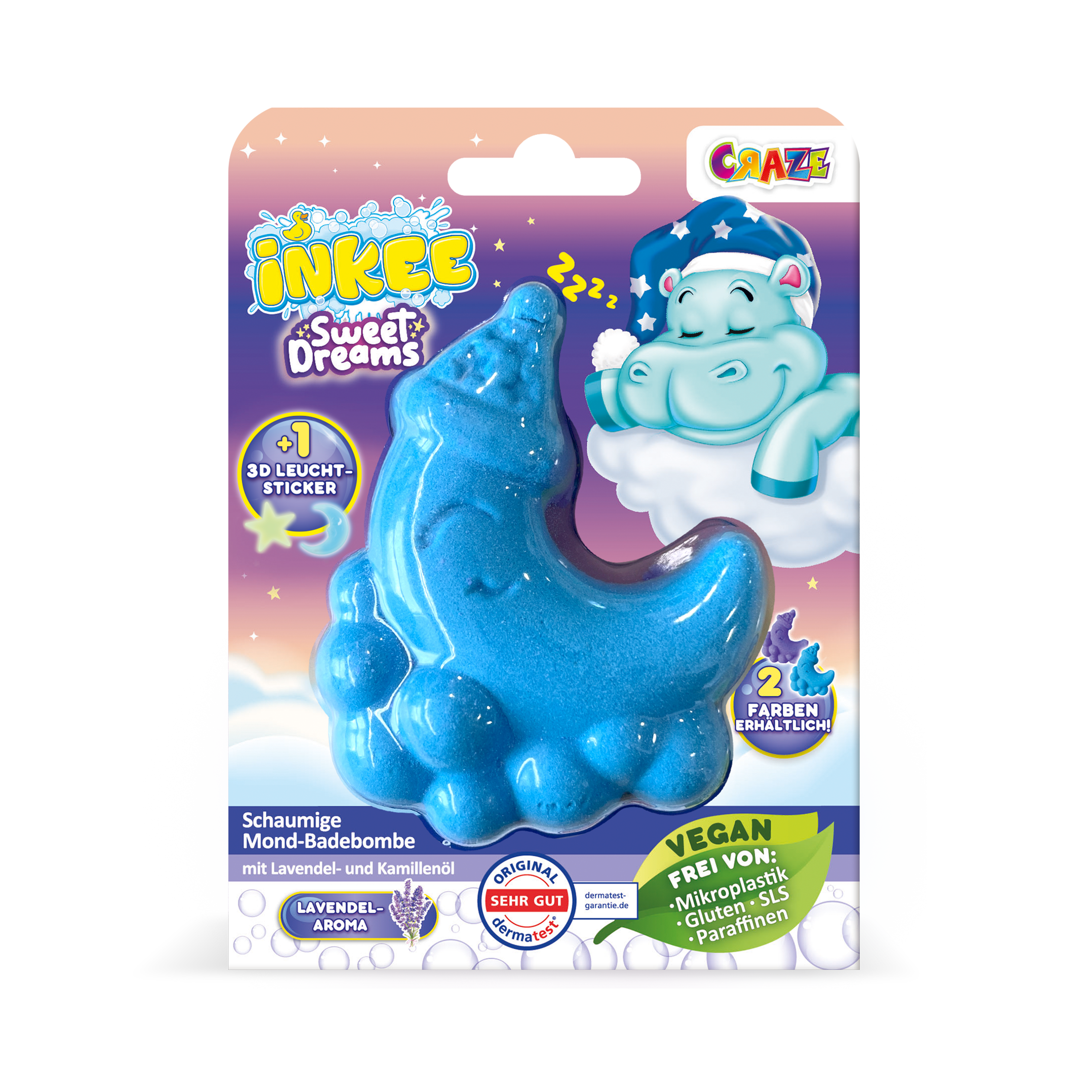 INKEE - Sweet Dreams Foamy Moon Bath Bomb