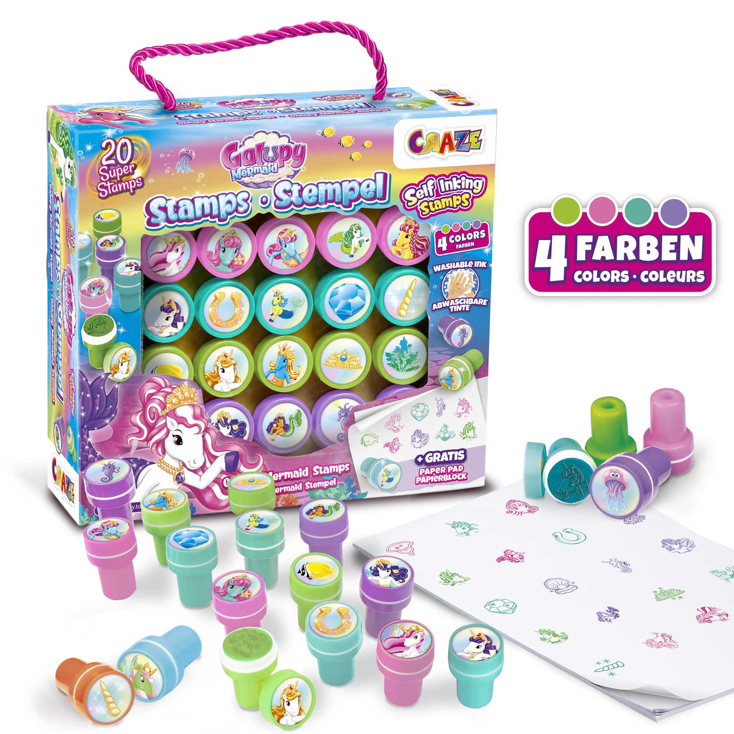 STAMPS - Galupy Mermaid Stempelkoffer