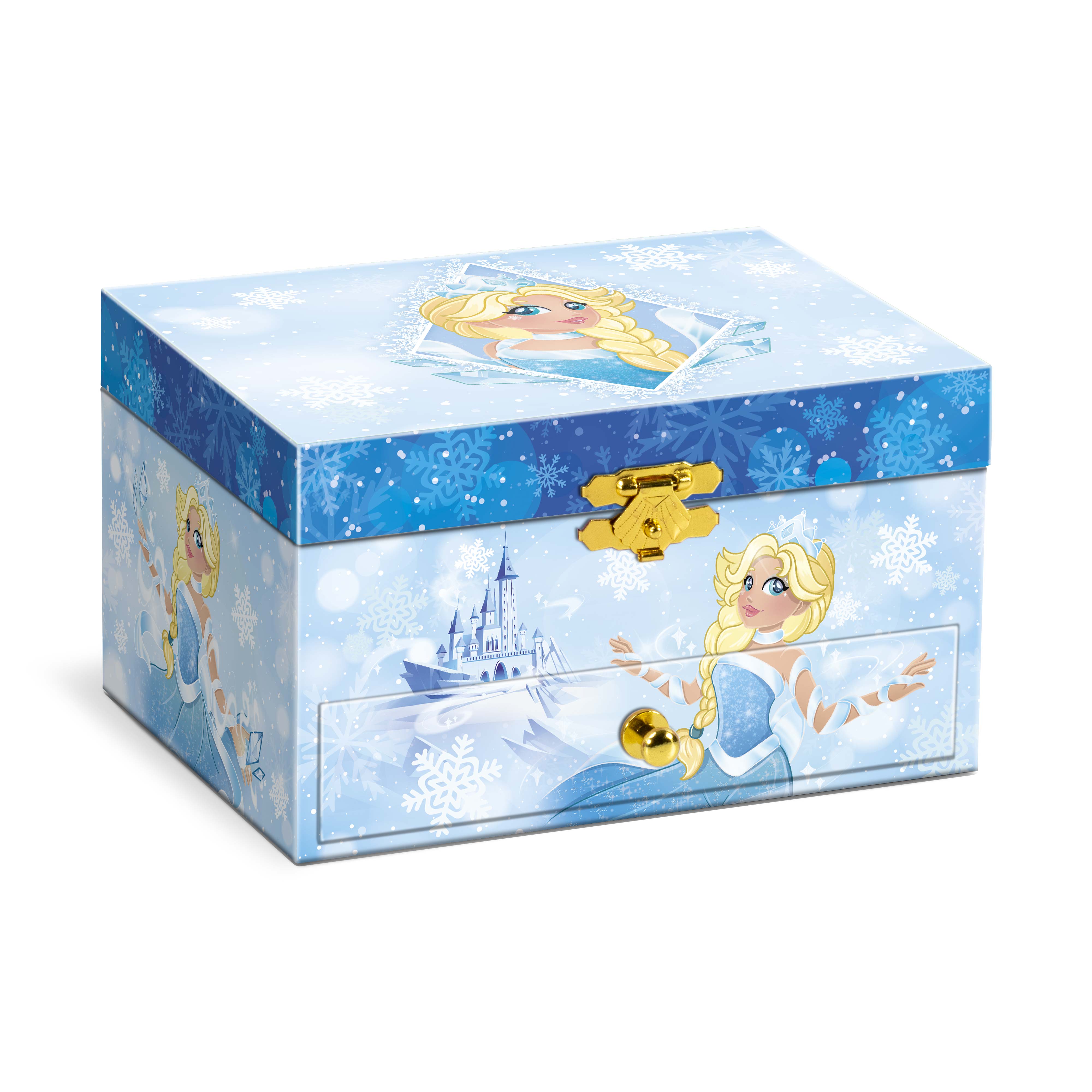 Princess children's jewelry box with music box