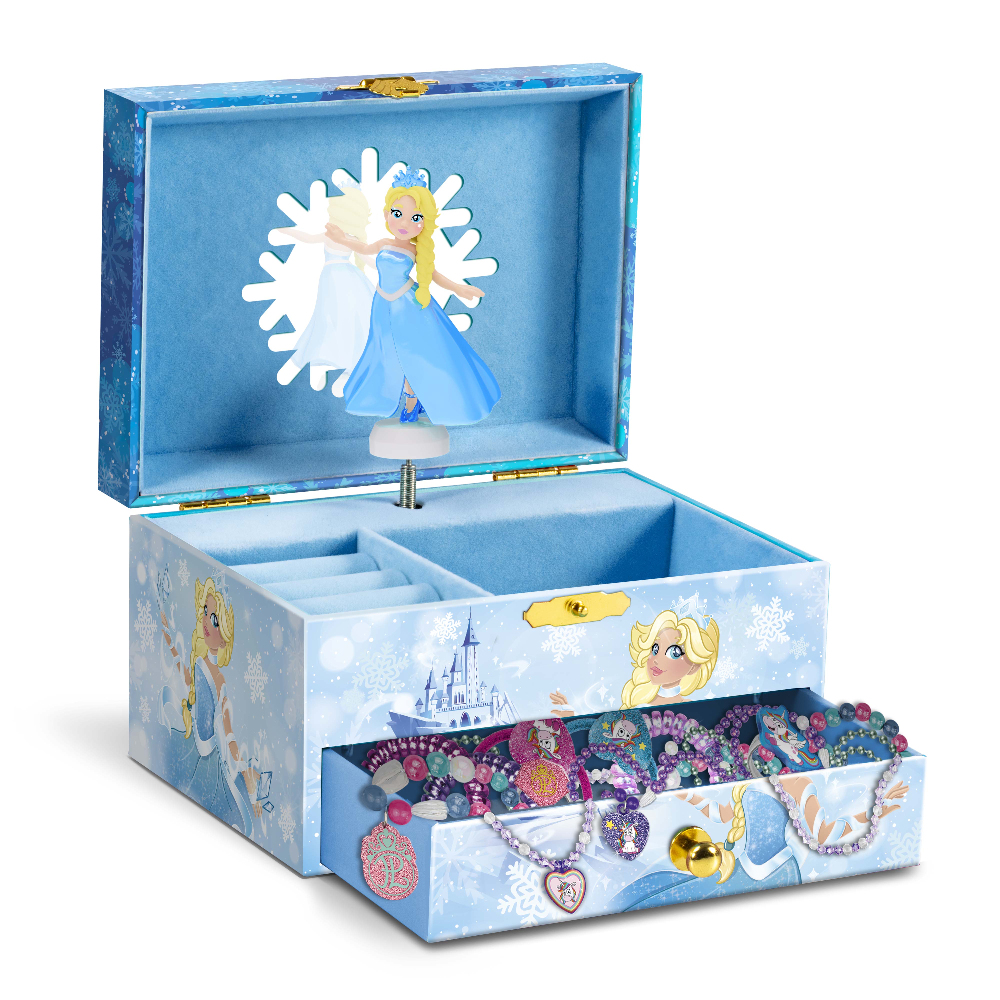 Princess children's jewelry box with music box