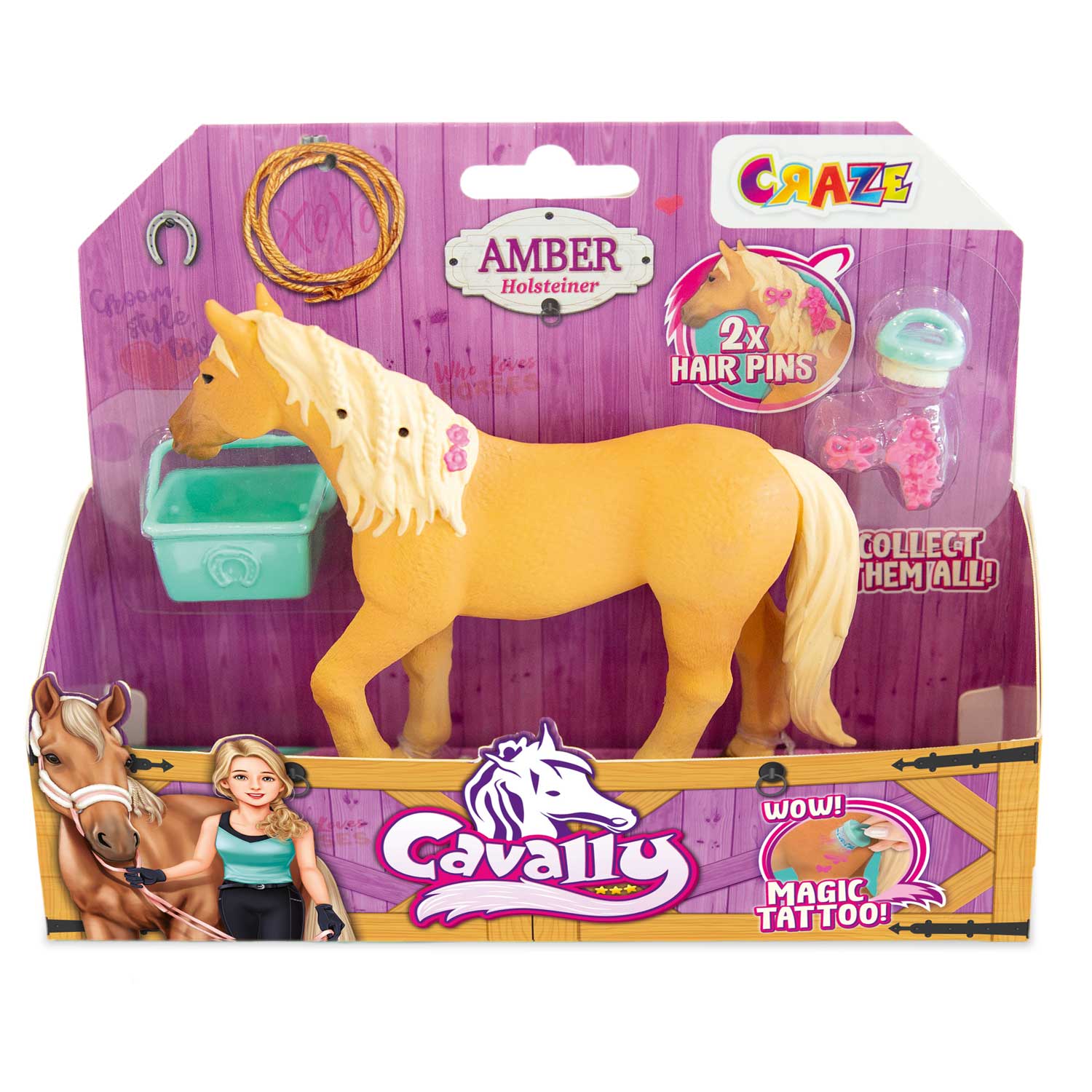 CAVALLY - Toy horse Amber