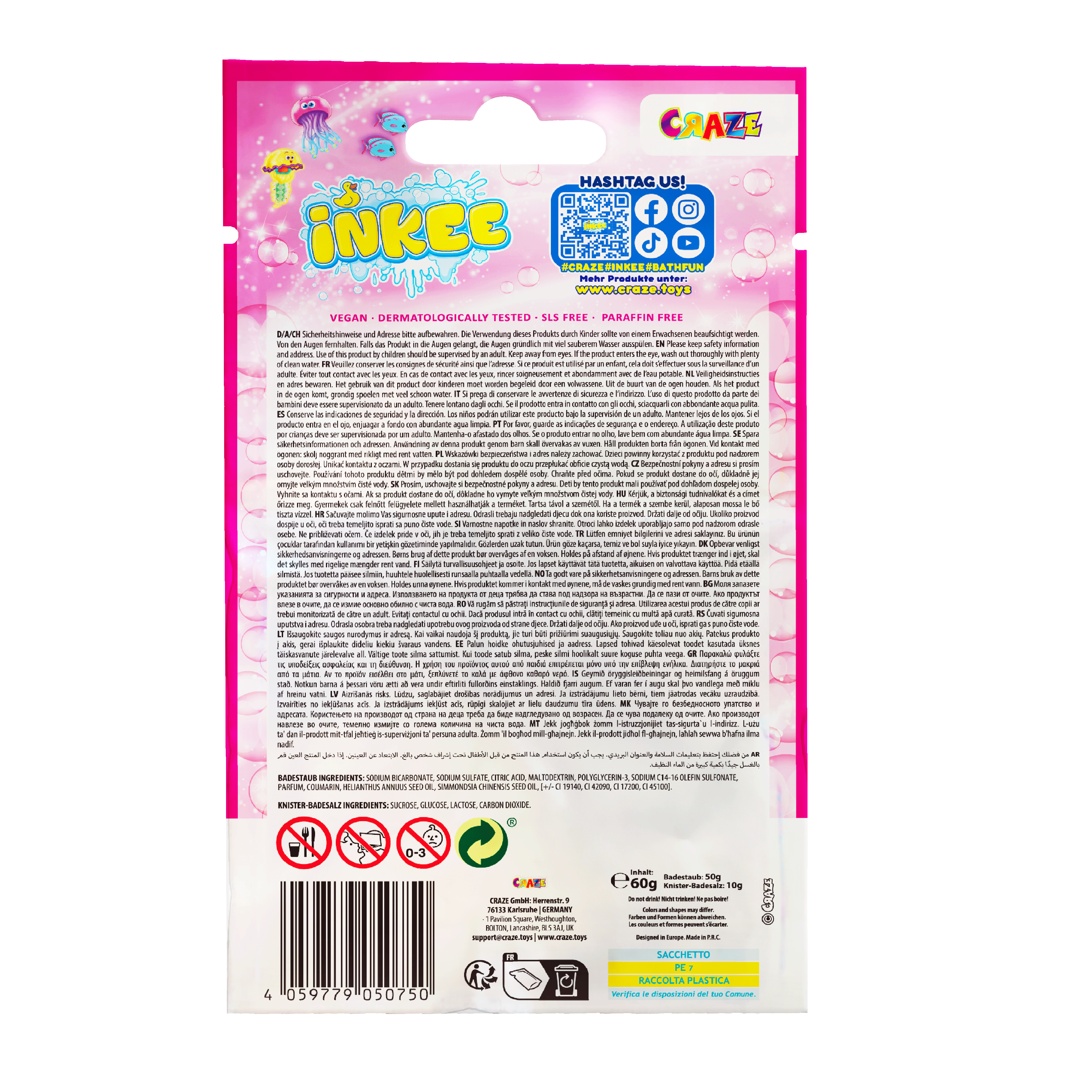 INKEE - Bath Dust Galupy Mermaid