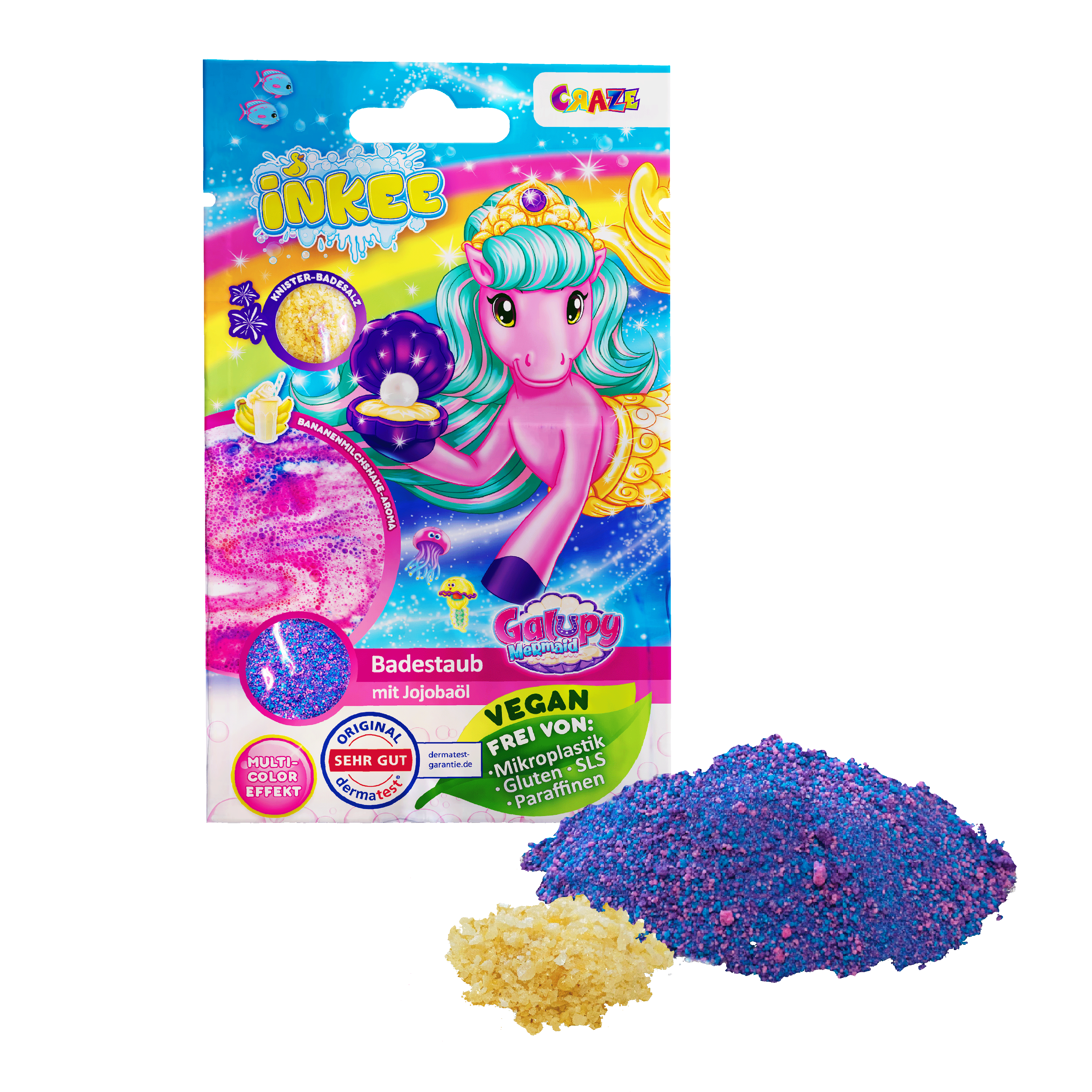 INKEE - Bath Dust Galupy Mermaid