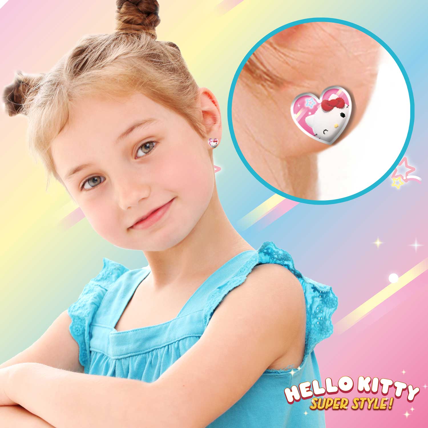 STICKER EARRINGS - Hello Kitty