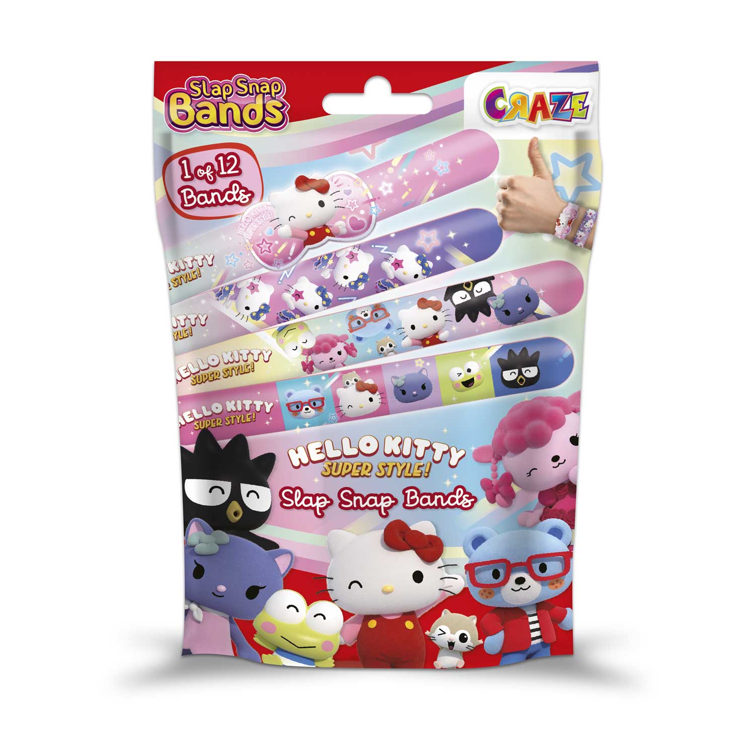 SLAP SNAP BANDS - Hello Kitty