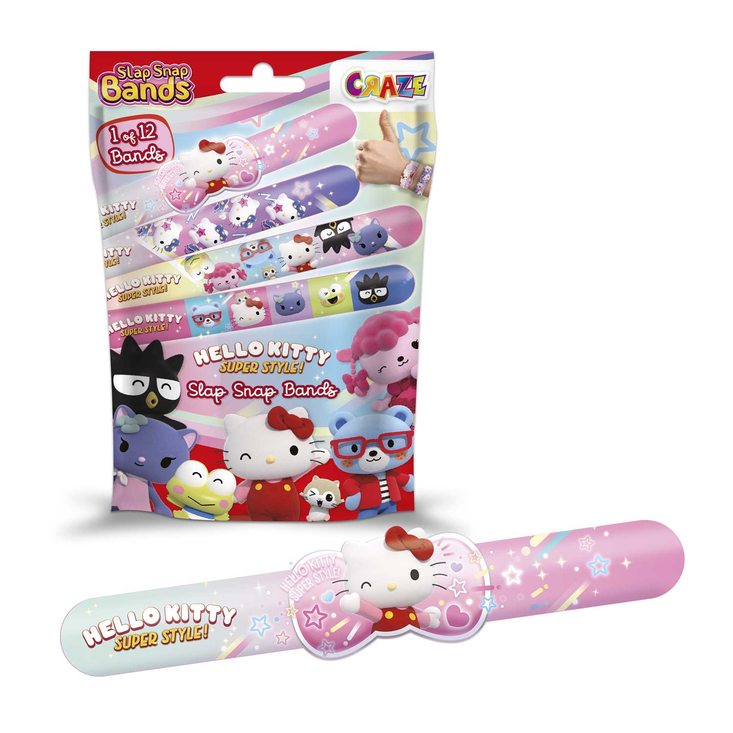 SLAP SNAP BANDS - Hello Kitty