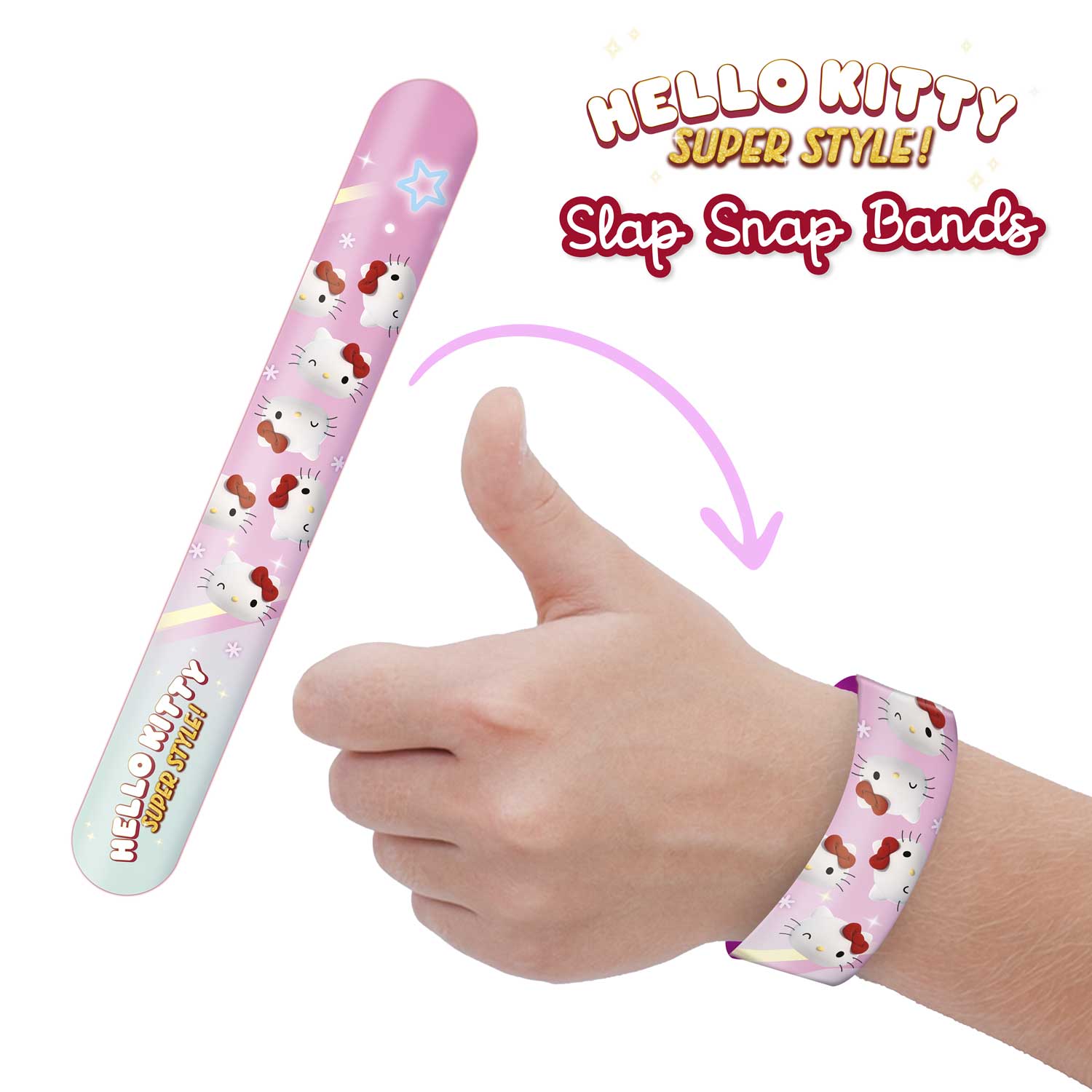 SLAP SNAP BANDS - Hello Kitty