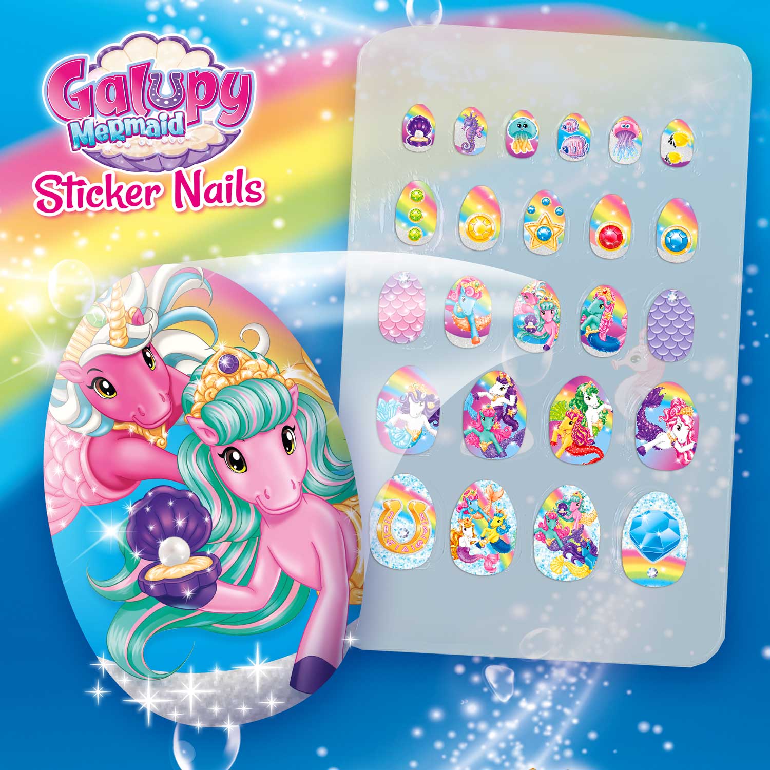 ACCESSORY - Nail foils Galupy Mermaid