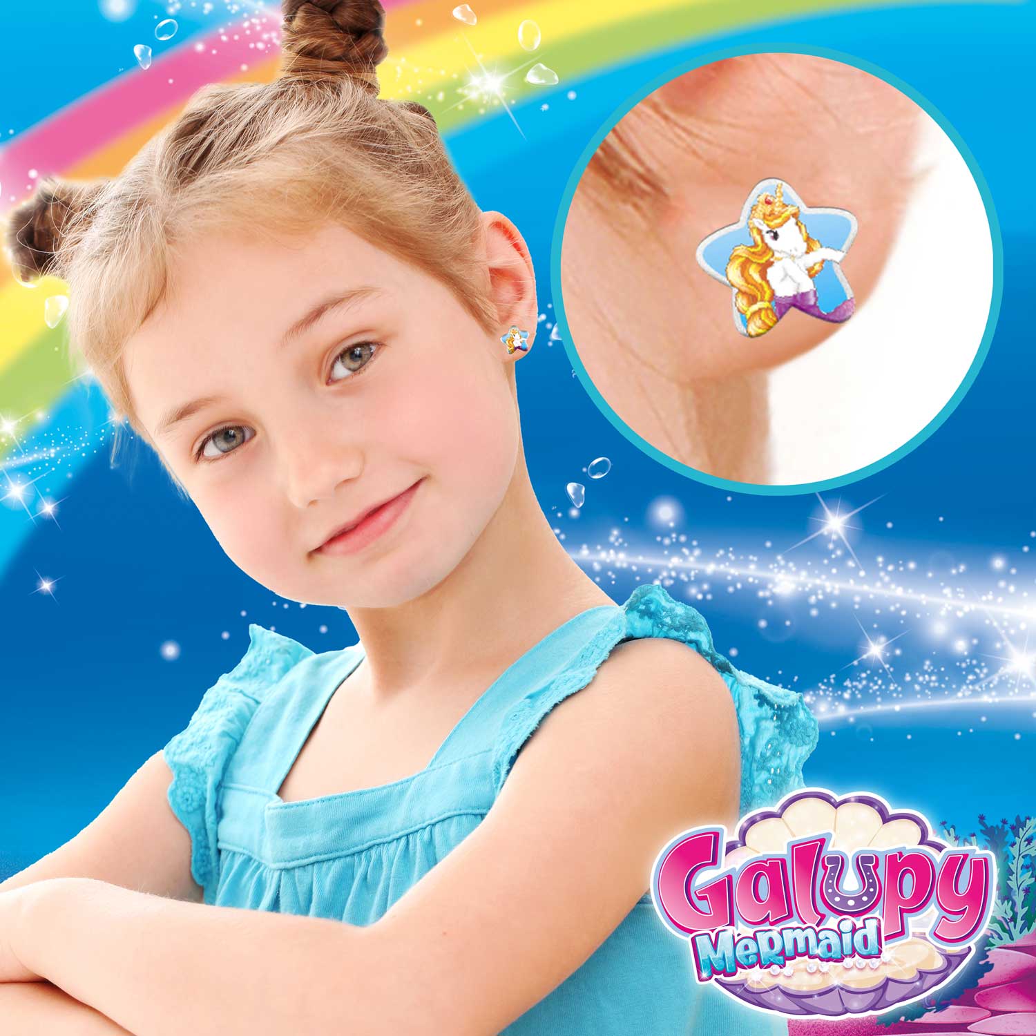STICKER EARRINGS - Galupy Mermaid