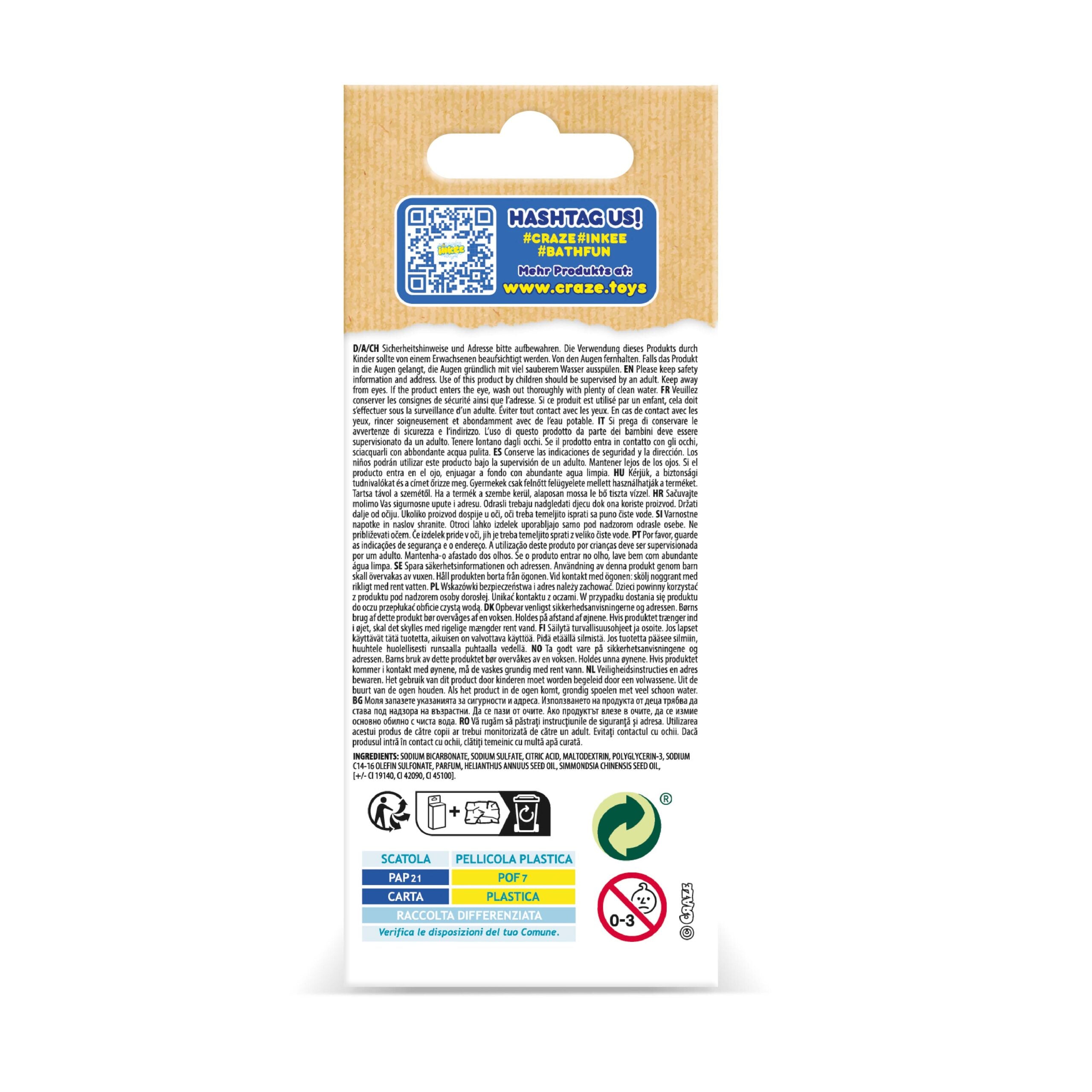 INKEE - 3-Pack Box Galupy Unicorn