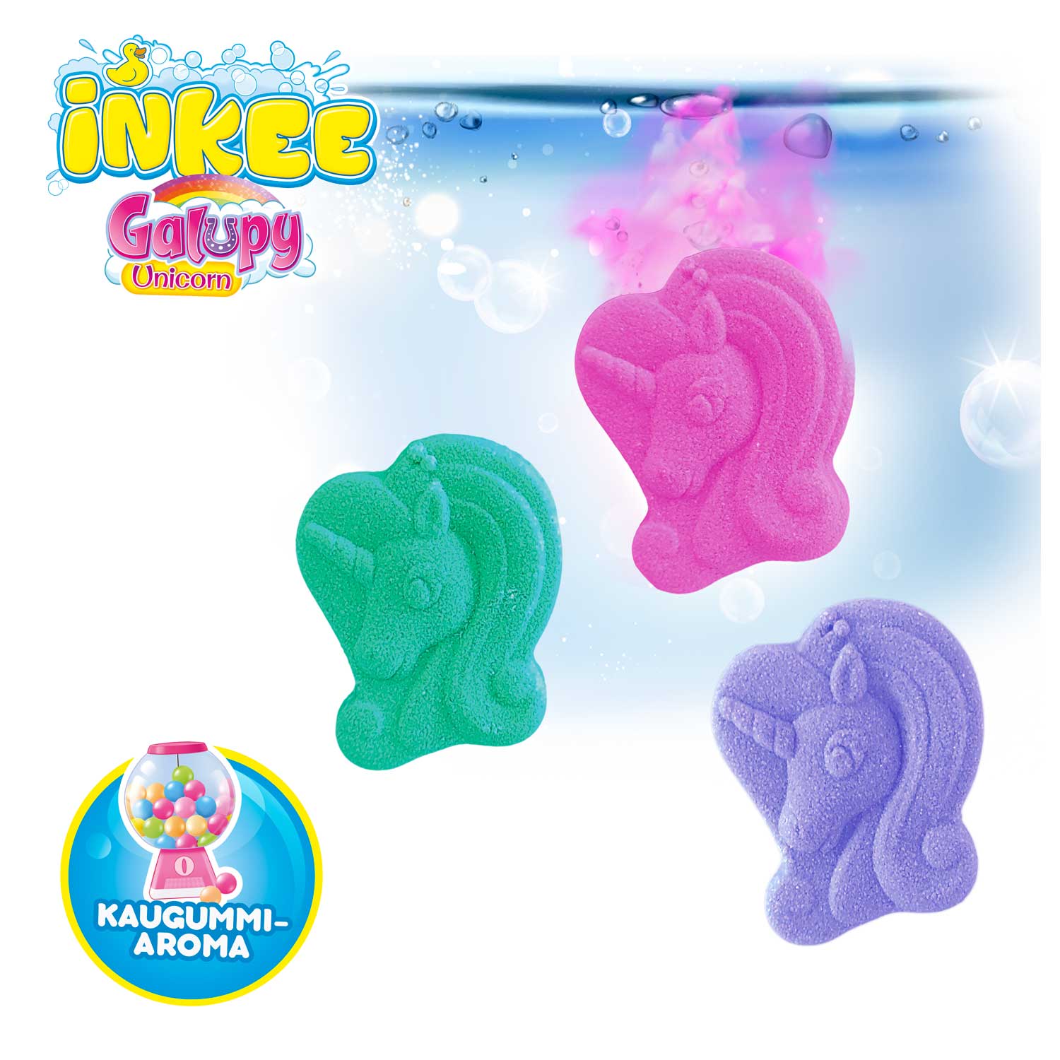 INKEE - 3-Pack Box Galupy Unicorn