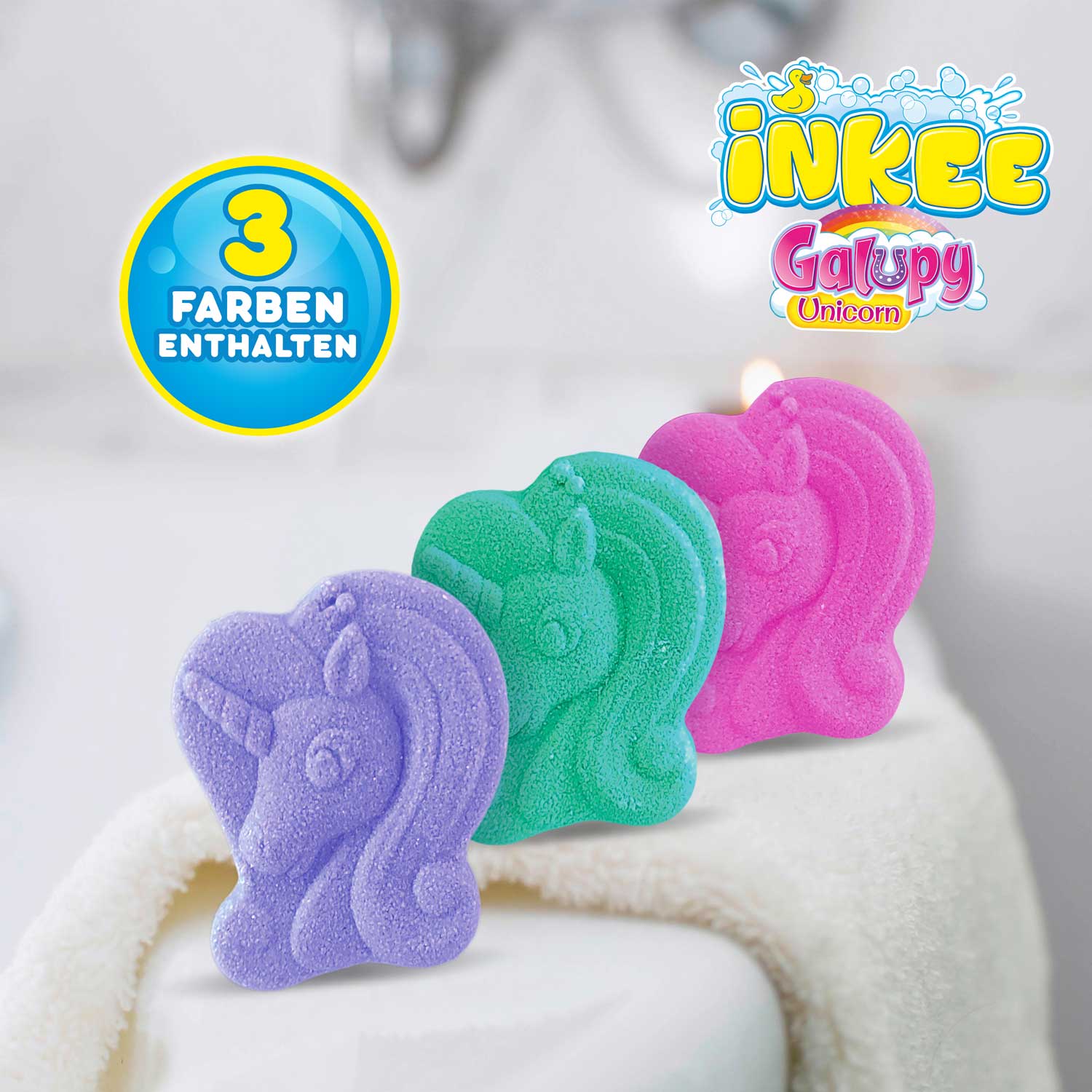 INKEE - 3-Pack Box Galupy Unicorn