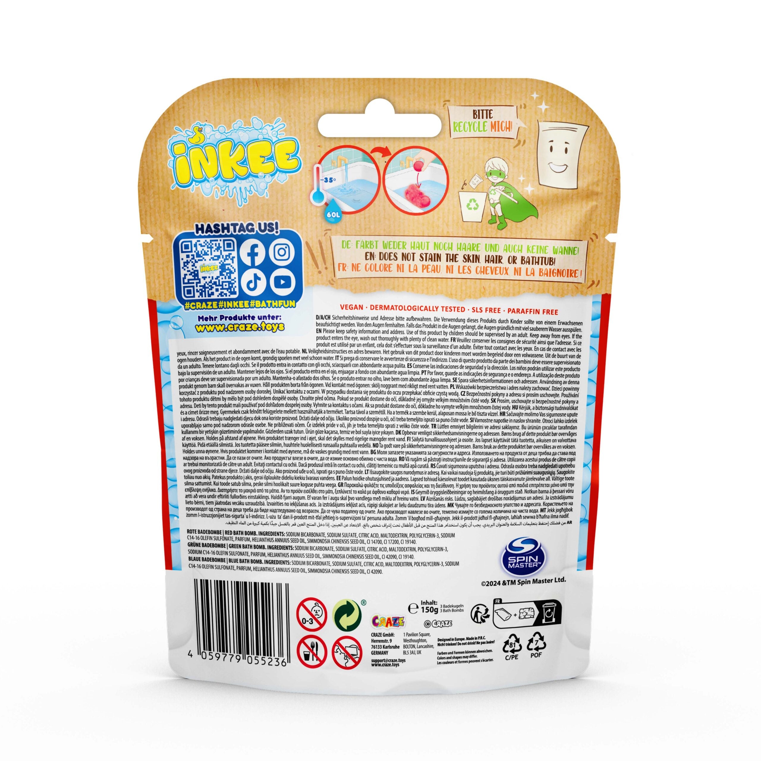 INKEE - 3-Pack Bag Paw Patrol