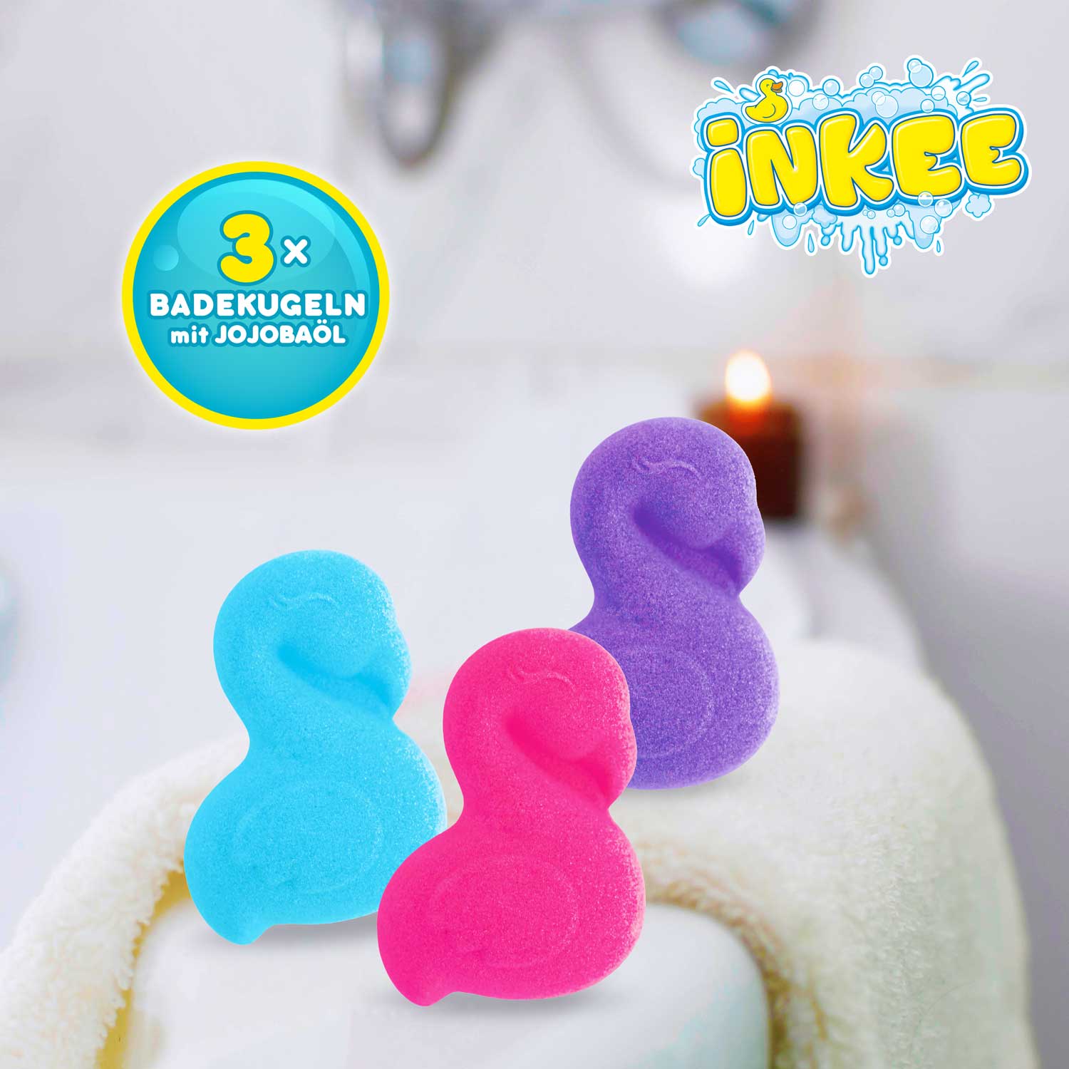 INKEE - 3-Pack Bag Flamingo