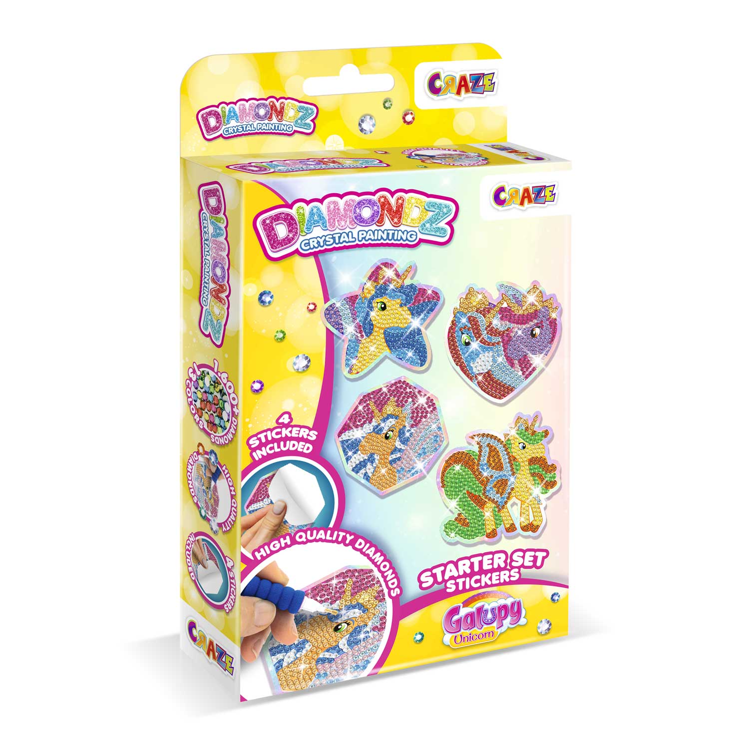 DIAMONDZ - GALUPY UNICORN Beginner Set Stickers