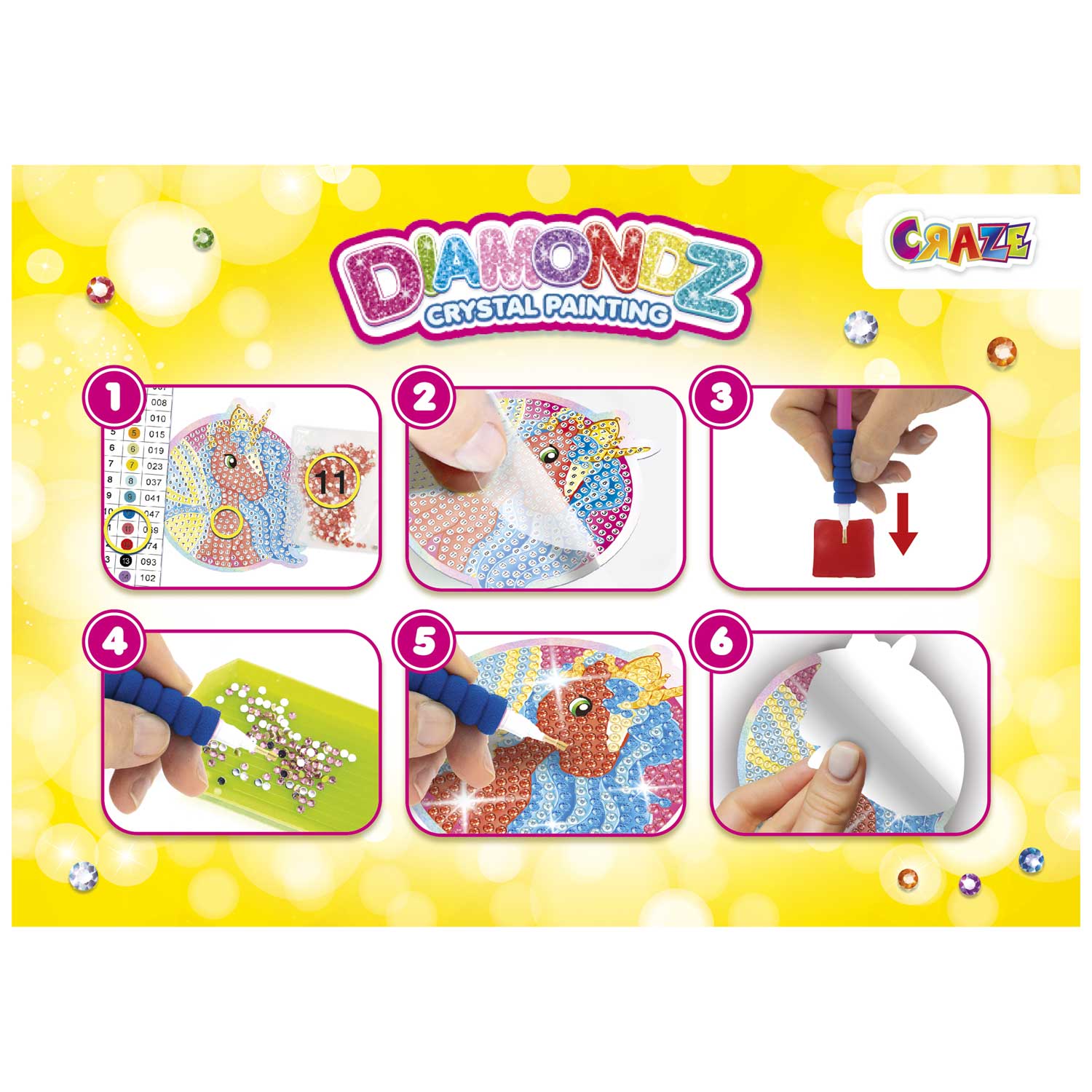 DIAMONDZ - GALUPY UNICORN Mega Set Stickers