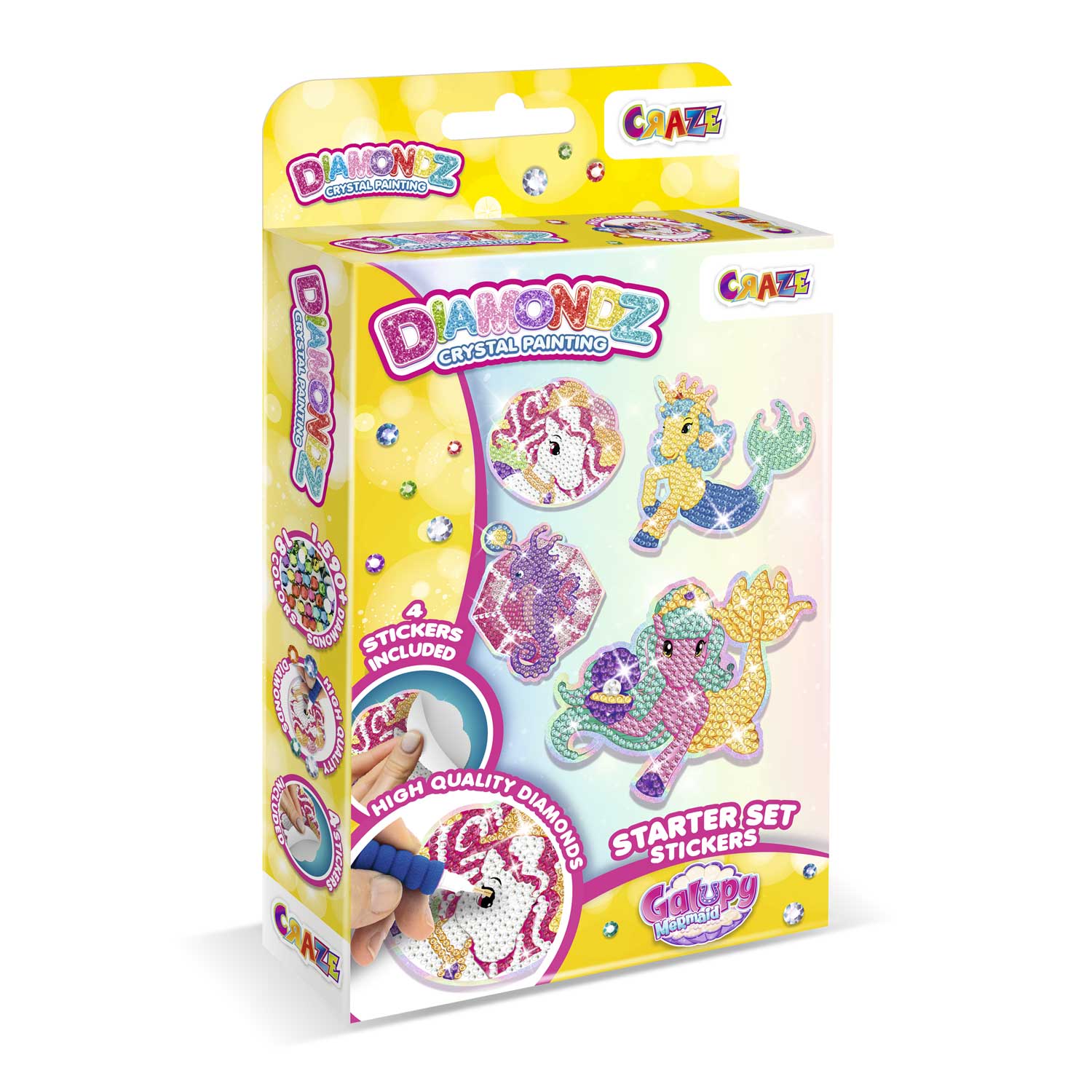 DIAMONDZ - GALUPY MERMAID Beginner Set Stickers