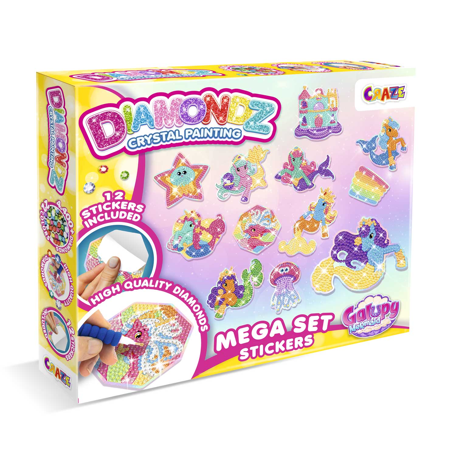 DIAMONDZ - GALUPY MERMAID Mega Set Stickers