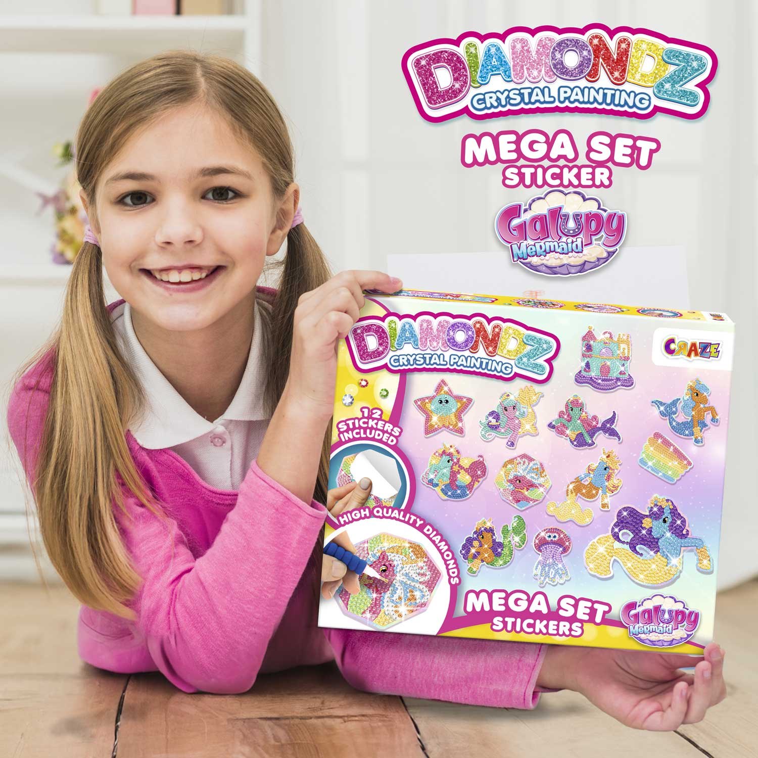 DIAMONDZ - GALUPY MERMAID Mega Set Stickers