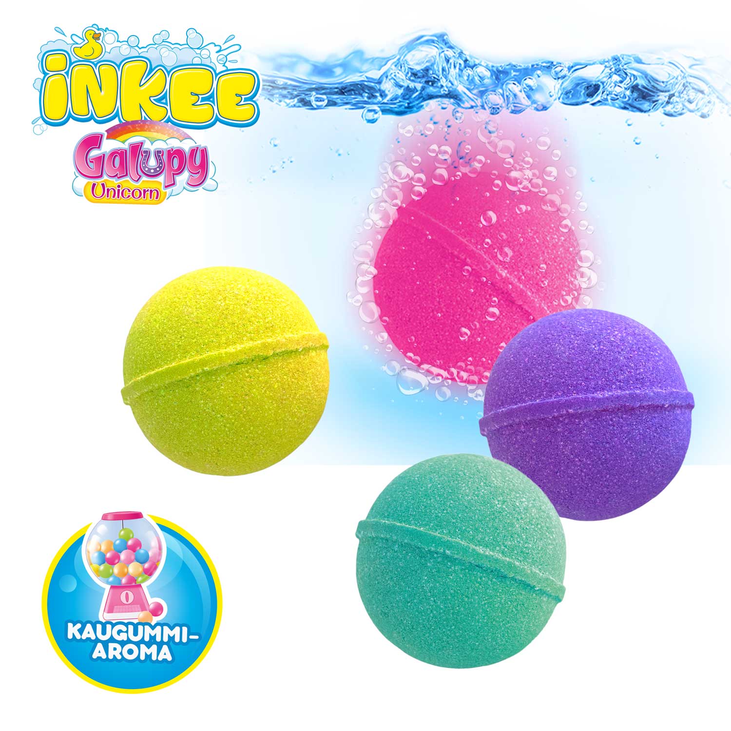 INKEE - 4-Pack Bag Galupy Unicorn