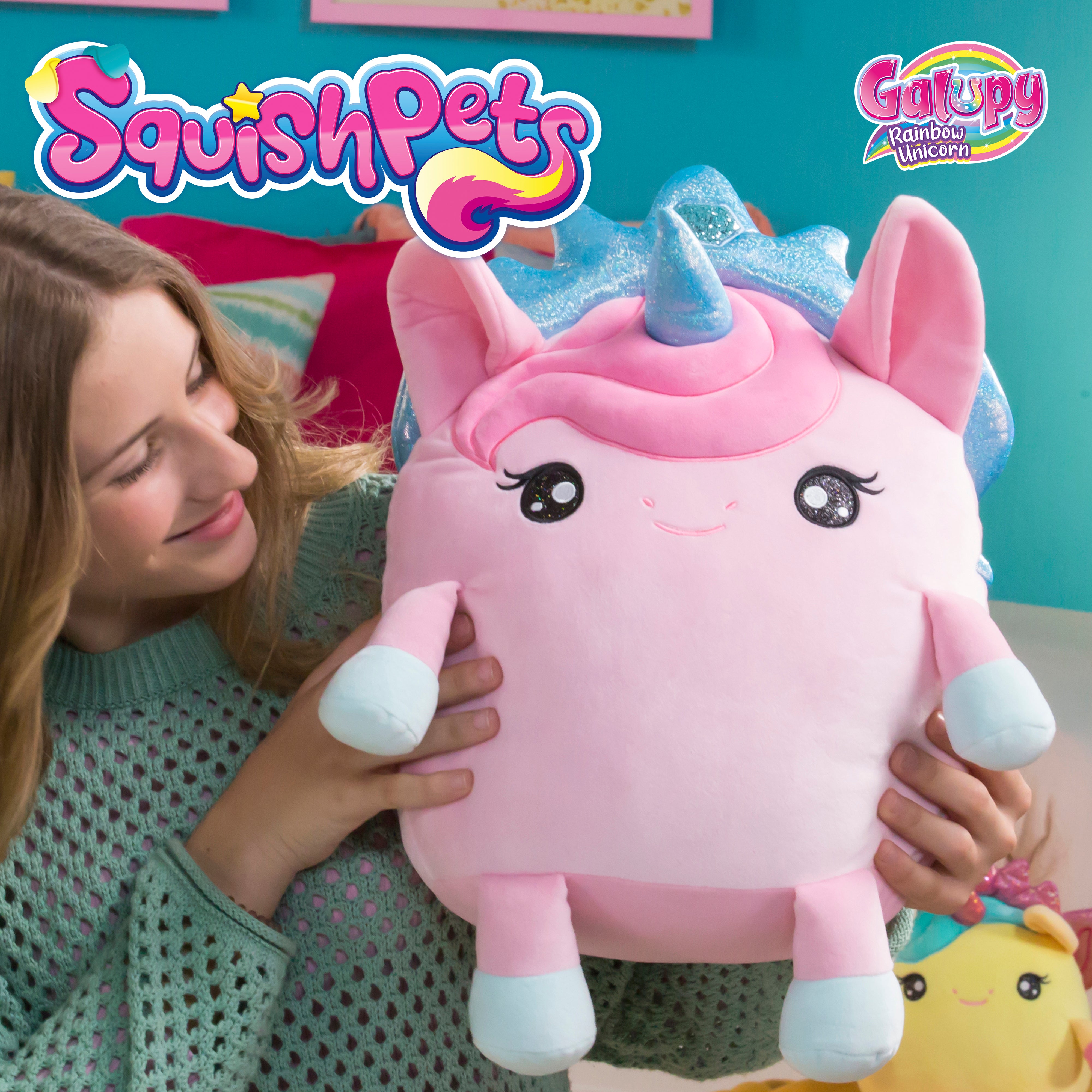 SQUISHPETS GALUPY RAINBOW UNICORN - Kyly