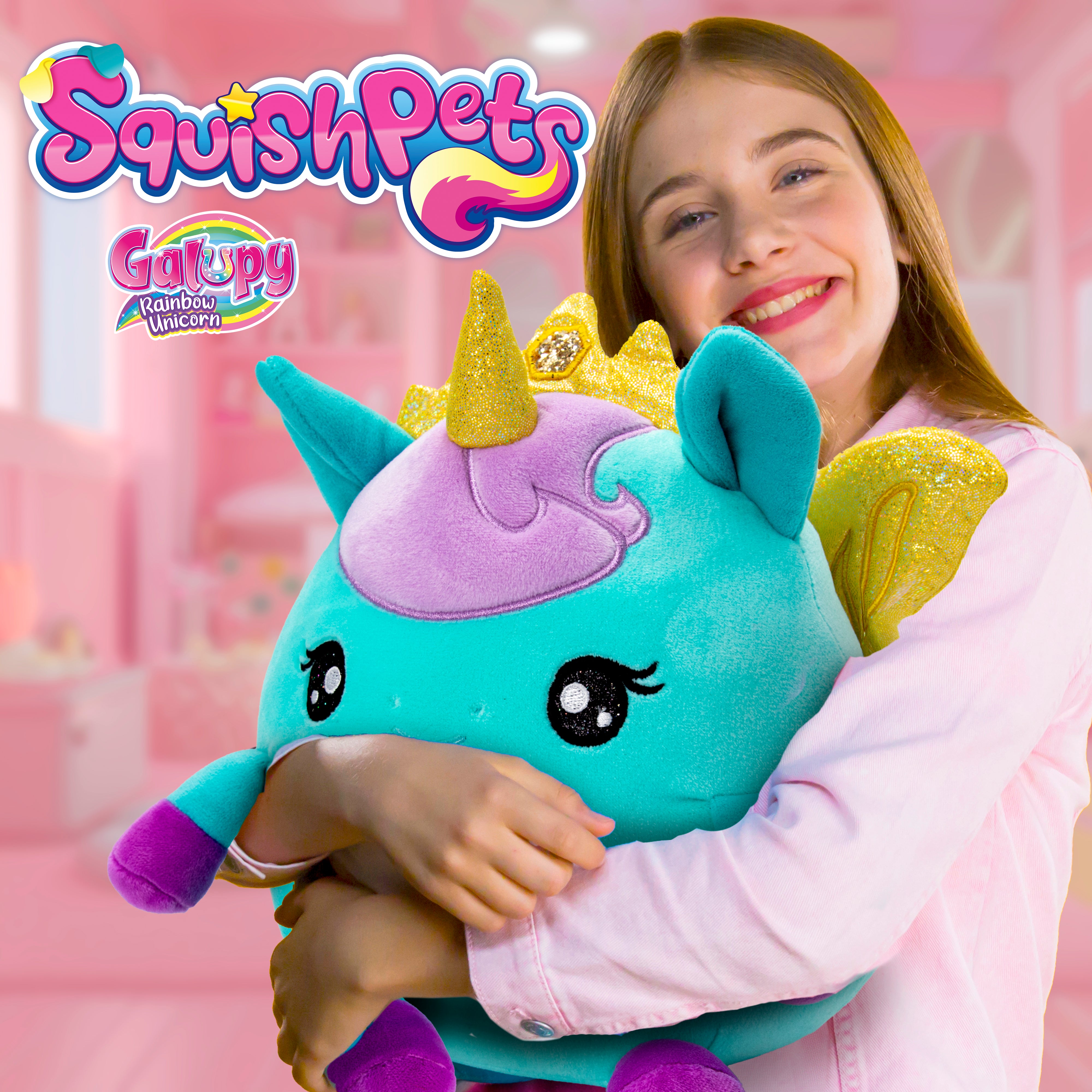 SQUISHPETS GALUPY RAINBOW UNICORN - Kyly