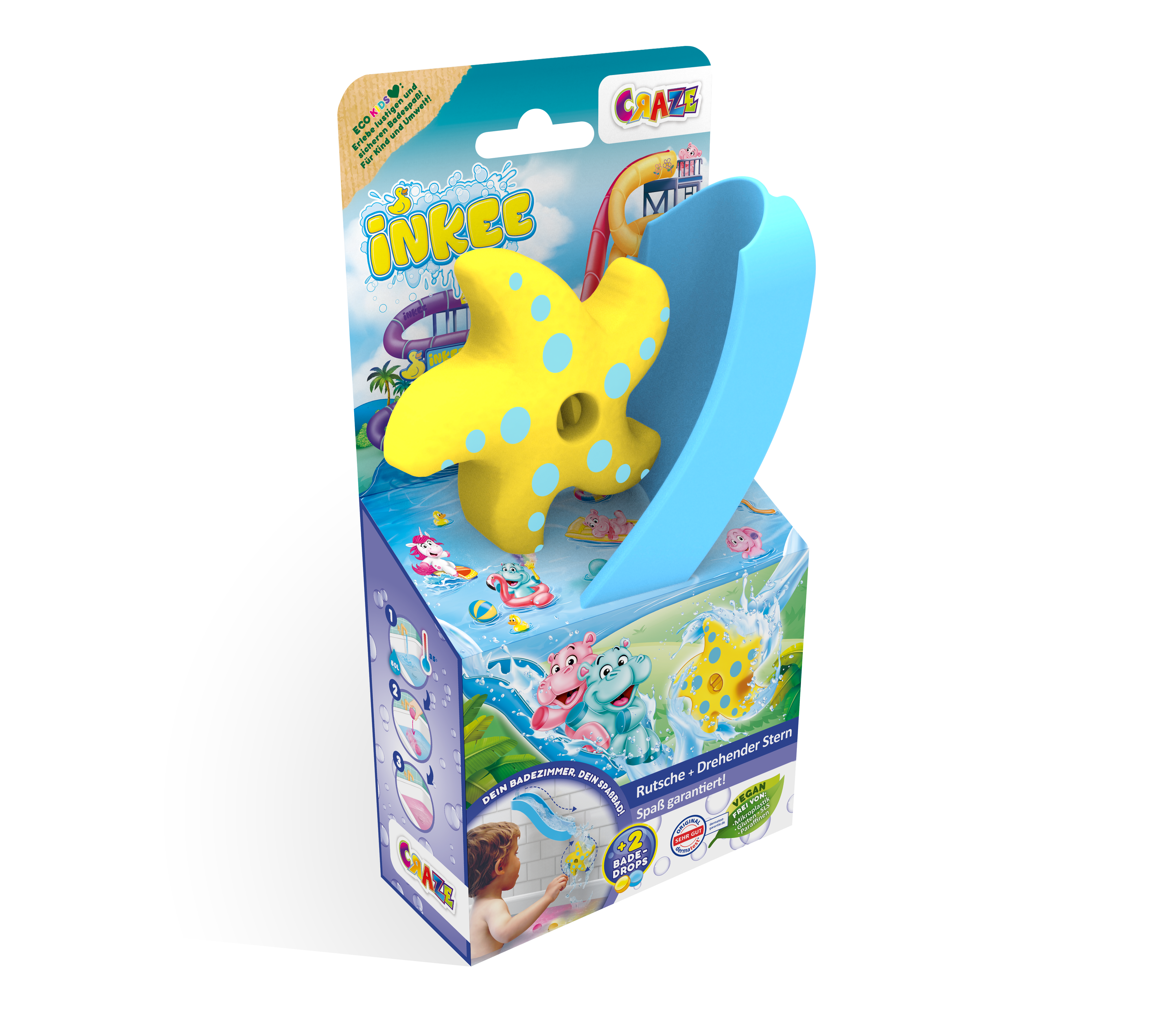 INKEE TOYS - Baderutsche + Drehender Stern – CRAZE TOYS